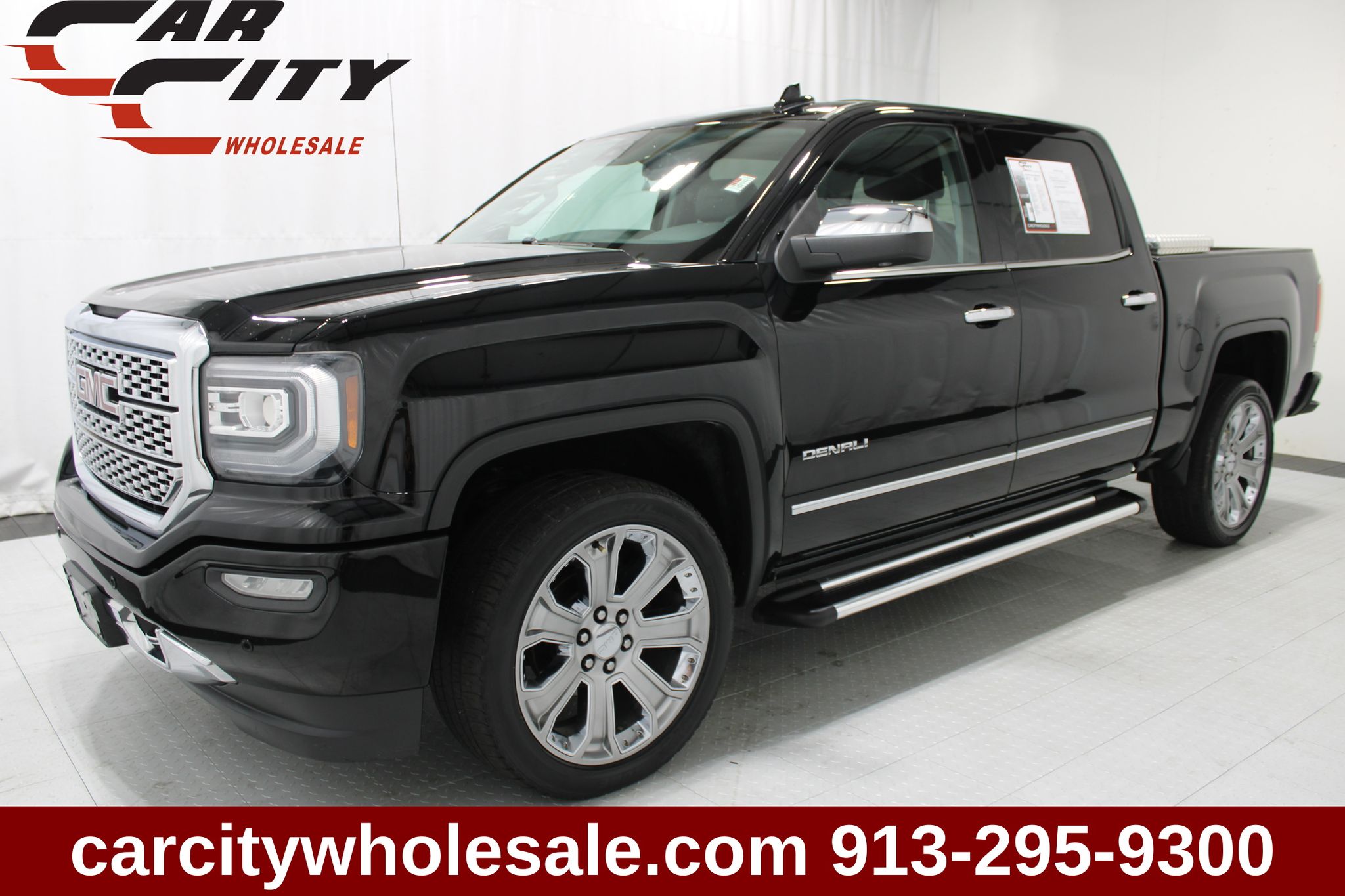 Onyx Black 2018 GMC Sierra 1500 Pickup Truck Four-Wheel Drive 8-Speed Automatic Overdrive