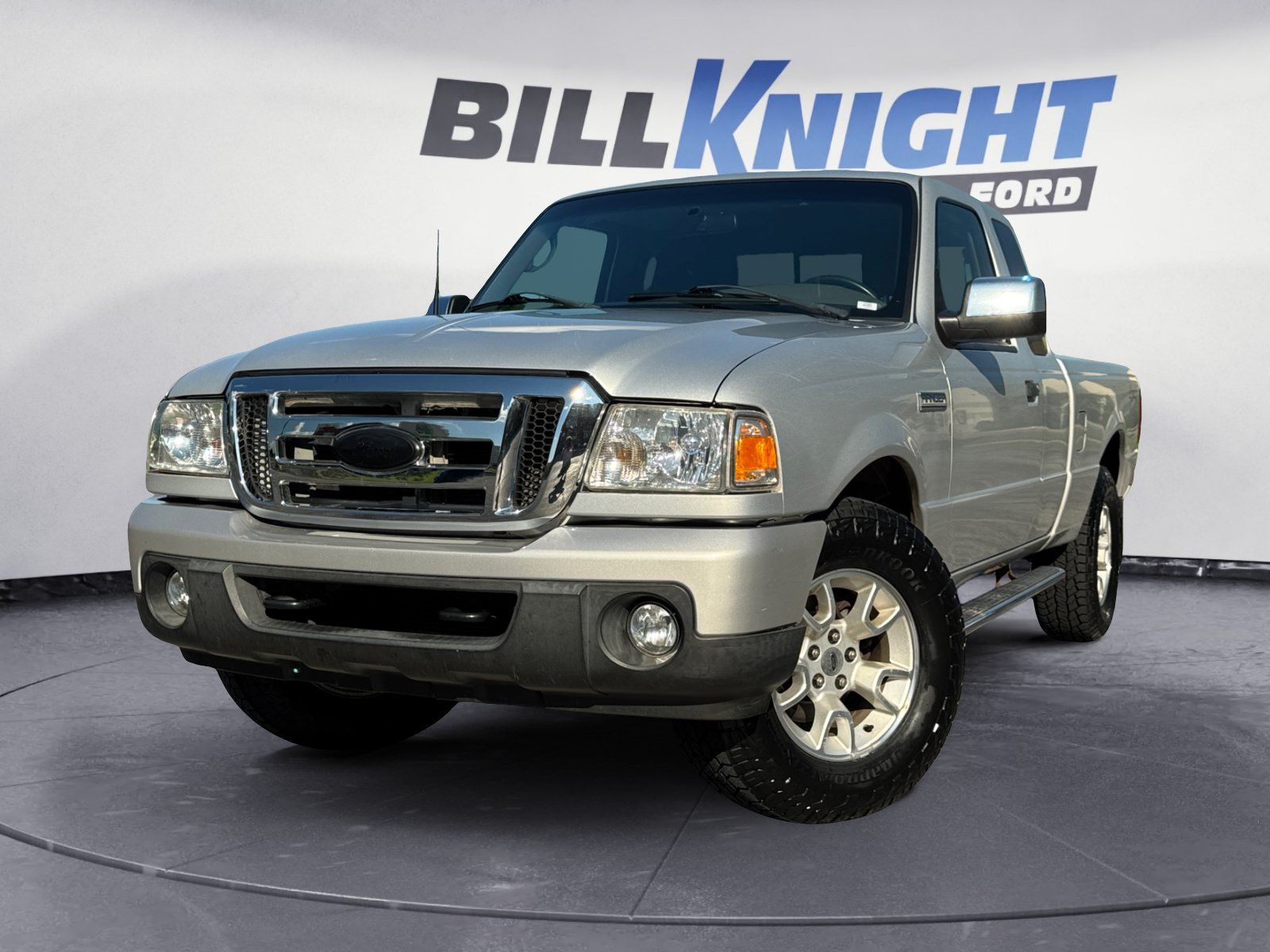 Silver 2010 Ford Ranger Pickup Truck Four-Wheel Drive 5-Speed Automatic Overdrive