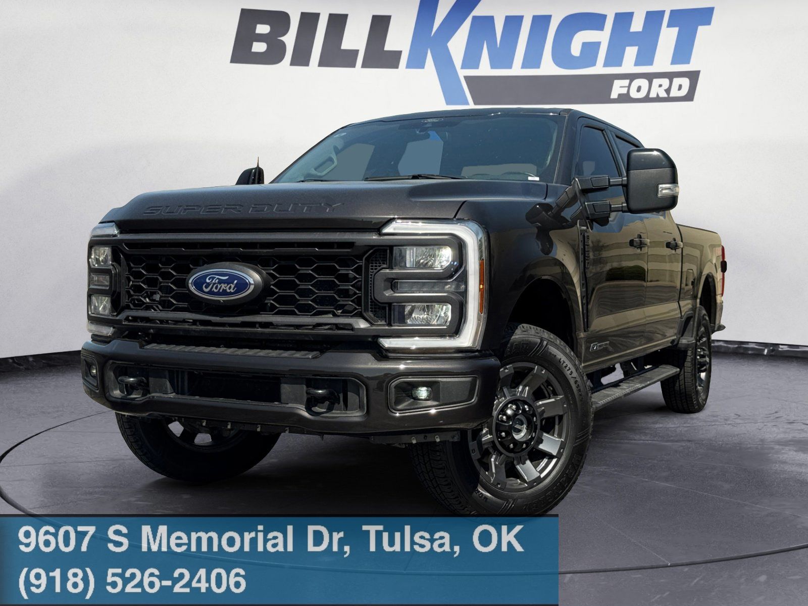 Darkened Bronze Metallic 2024 Ford F-250 Super Duty Lariat Crew Cab 4WD Pickup Truck Four-Wheel Drive Automatic