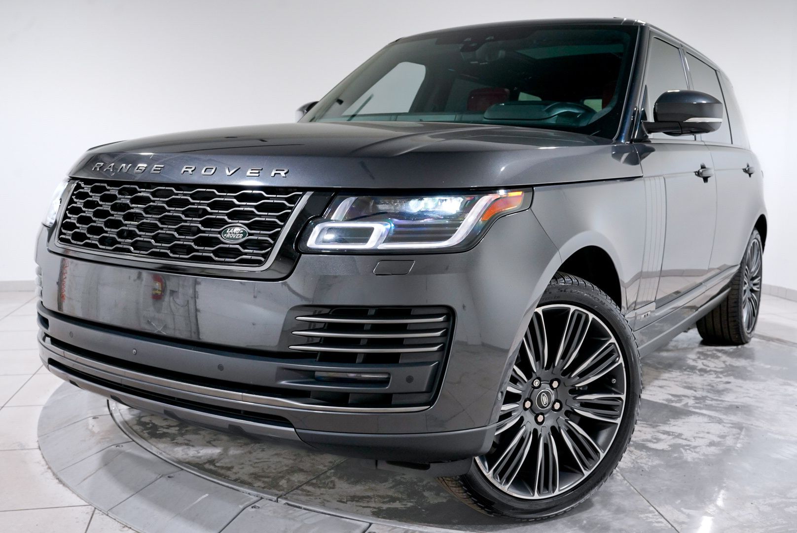 Gray 2022 Land Rover Range Rover Autobiography LWB 4WD SUV / Crossover All-Wheel Drive 8-Speed Automatic