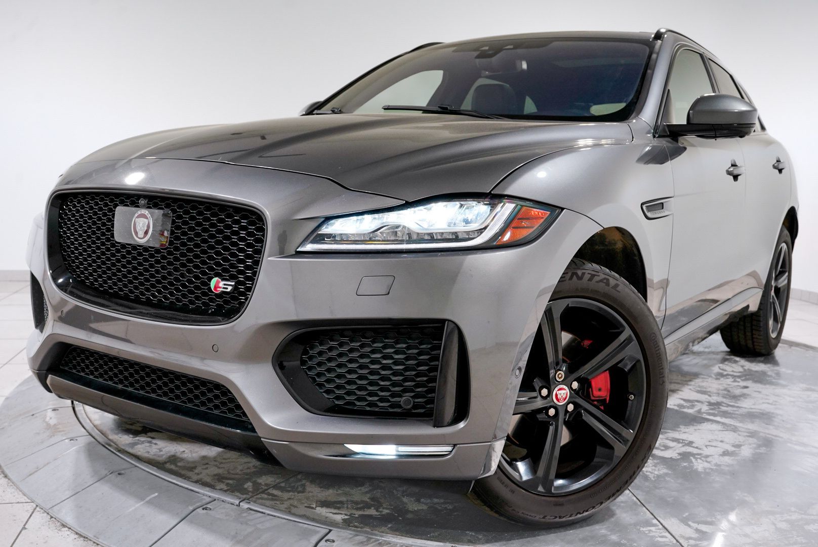 Gray / Black 2017 Jaguar F-PACE S AWD SUV / Crossover All-Wheel Drive 8-Speed Automatic
