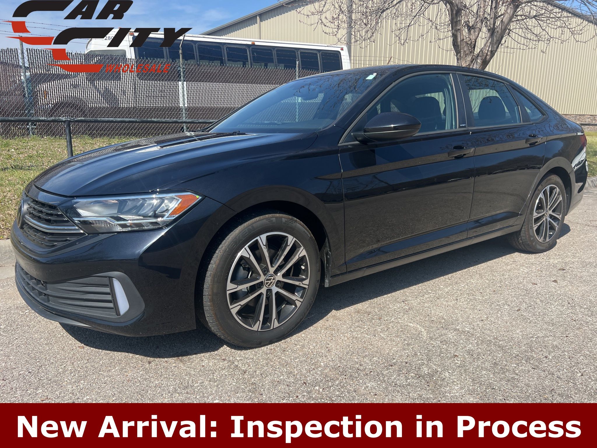 Deep Black 2024 Volkswagen Jetta Sport FWD Sedan Front-Wheel Drive 8-Speed Automatic