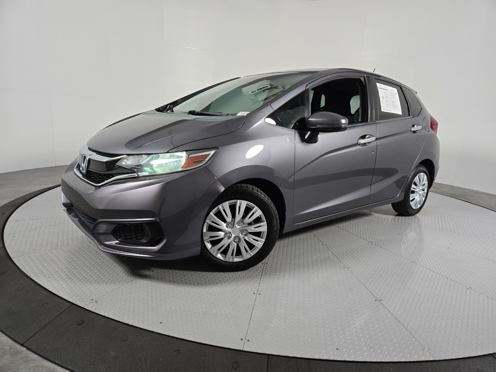 Gray (Modern Steel Metallic) 2019 Honda Fit LX FWD Hatchback Front-Wheel Drive Continuously Variable Transmission