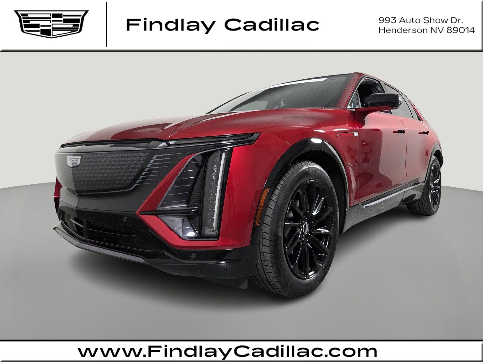 Radiant Red Tintcoat 2024 Cadillac LYRIQ SUV / Crossover All-Wheel Drive 1-Speed Automatic