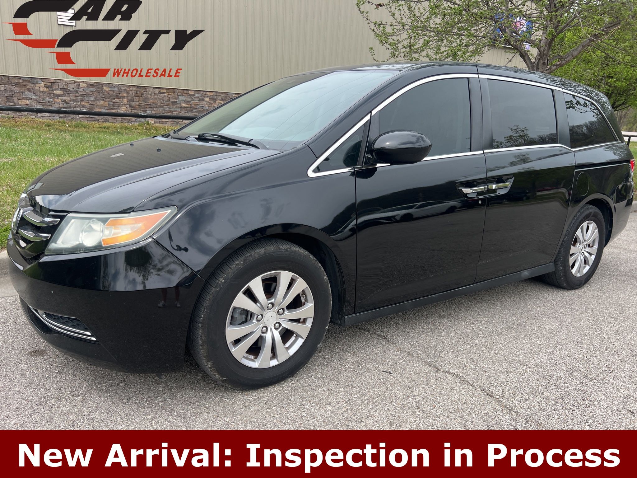 Black 2016 Honda Odyssey EX-L FWD Minivan Front-Wheel Drive 6-Speed Automatic