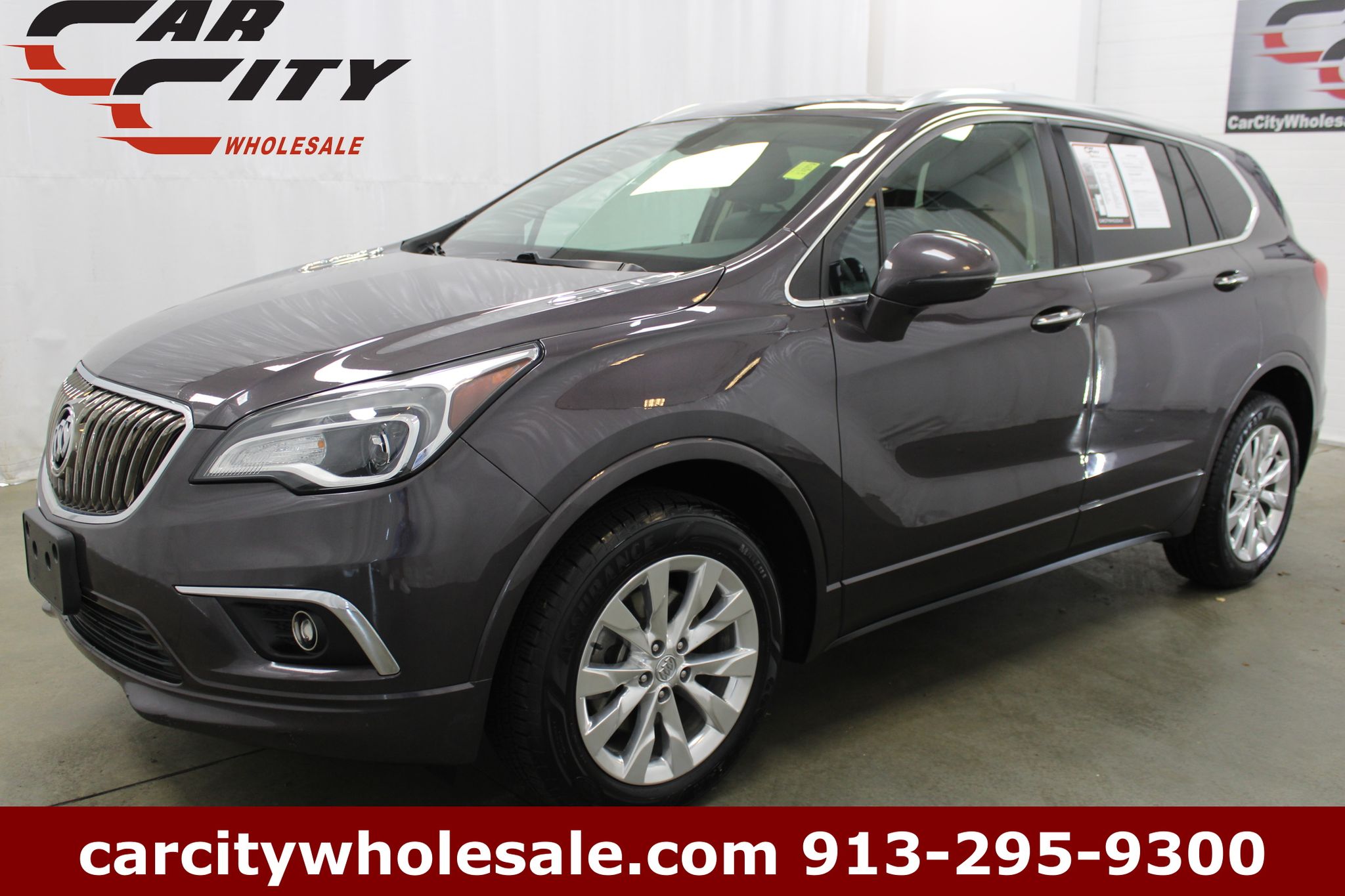 Midnight Amethyst Metallic 2017 Buick Envision Essence AWD SUV / Crossover All-Wheel Drive 6-Speed Automatic
