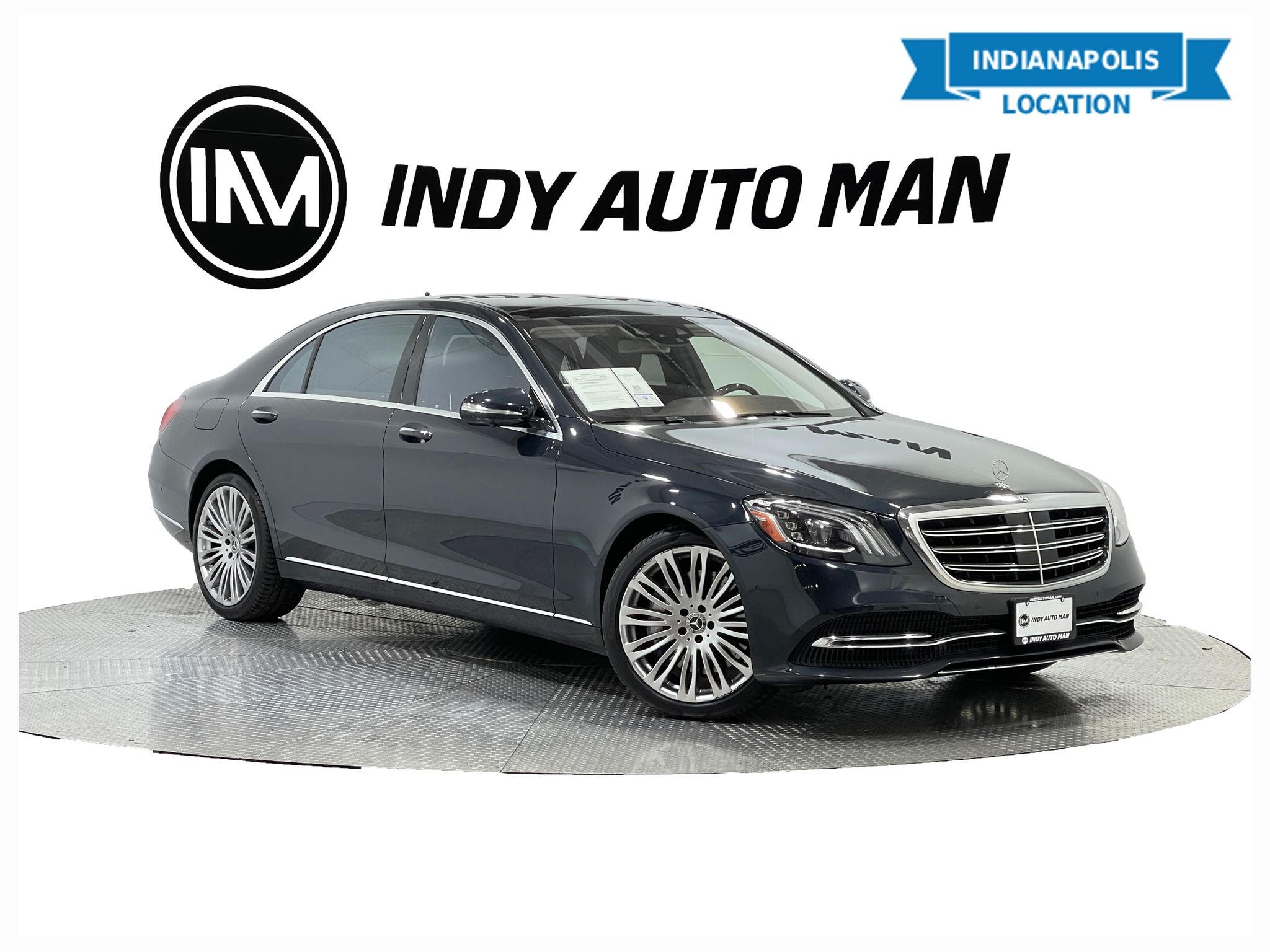 Anthracite Blue Metallic 2020 Mercedes-Benz S-Class S 560 4MATIC Sedan AWD Sedan All-Wheel Drive 9-Speed Automatic
