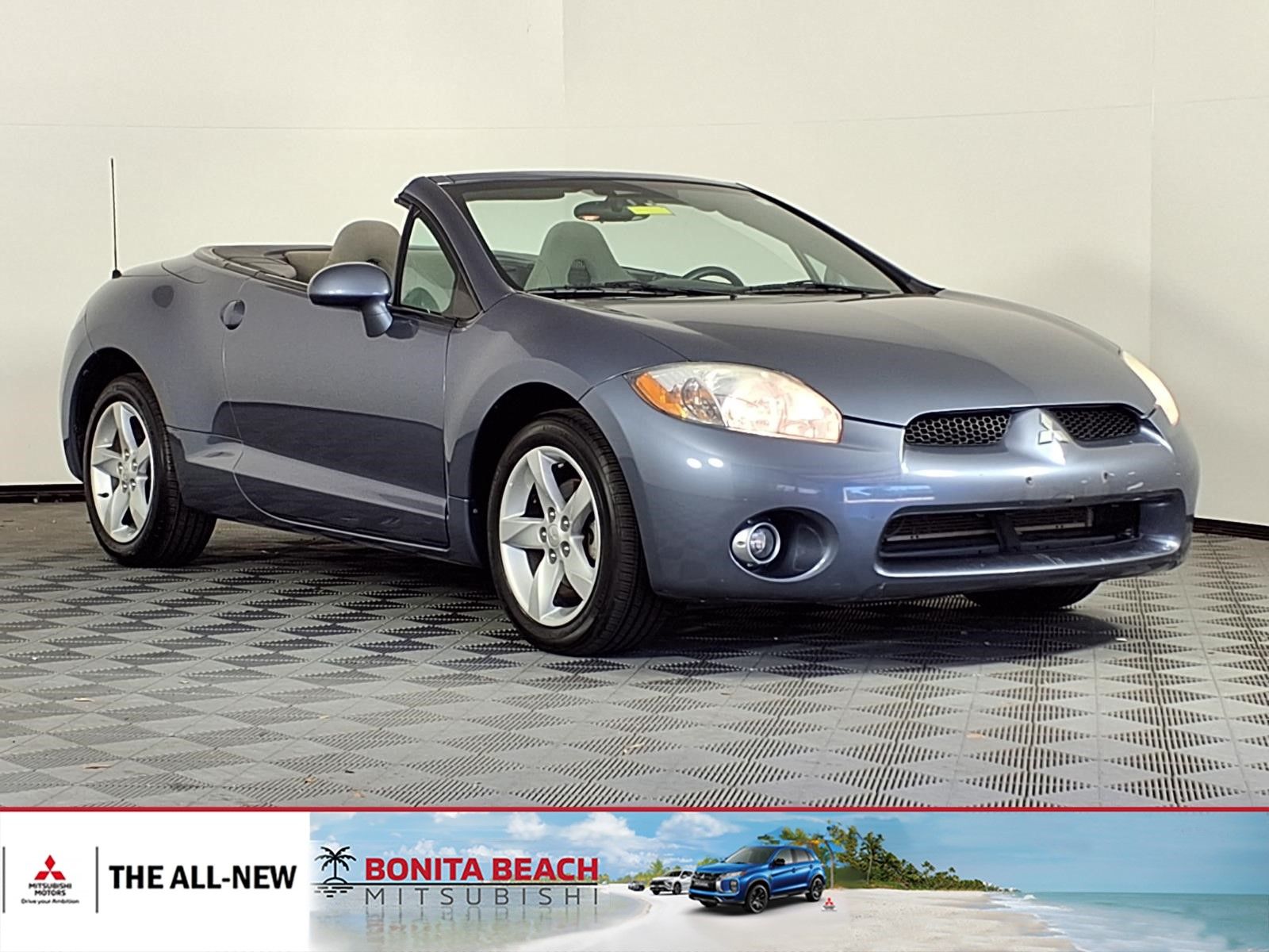 Still Blue Pearl 2007 Mitsubishi Eclipse Spyder GS Convertible Front-Wheel Drive 5-Speed Manual