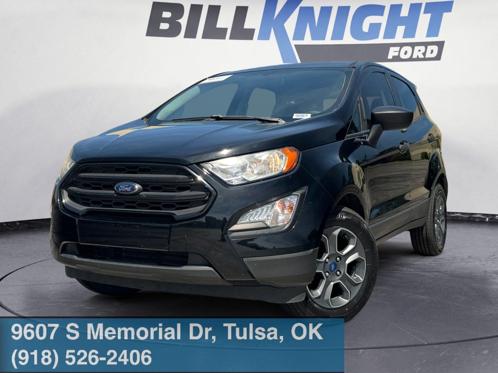 Shadow Black 2021 Ford EcoSport S FWD SUV / Crossover Front-Wheel Drive 6-Speed Automatic