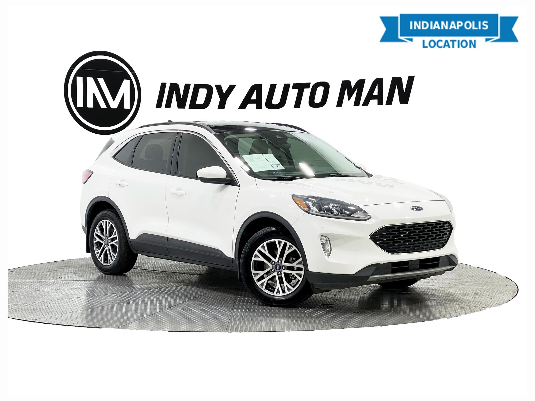 Star White Metallic Tri-Coat 2022 Ford Escape SEL AWD SUV / Crossover All-Wheel Drive 8-Speed Automatic
