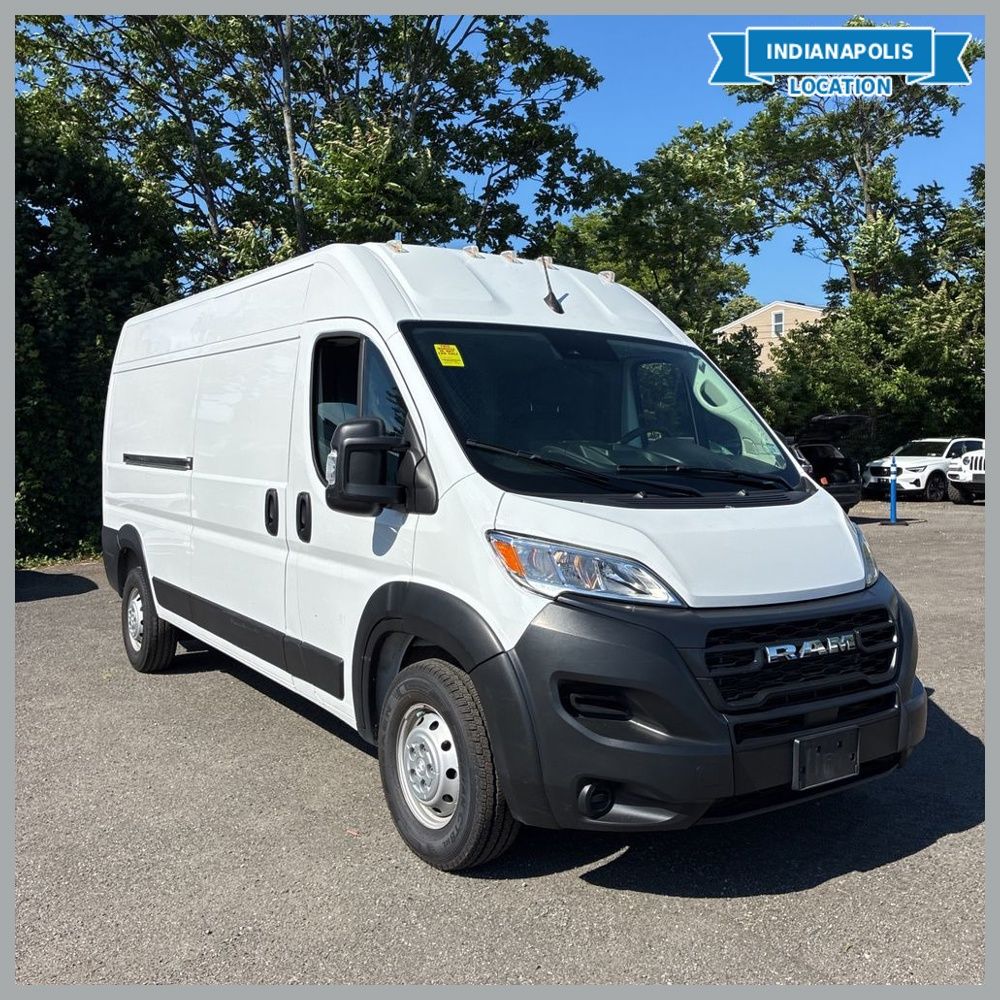 Bright White Clearcoat 2023 RAM ProMaster 2500 159 High Roof Cargo Van FWD Van Front-Wheel Drive 9-Speed Automatic