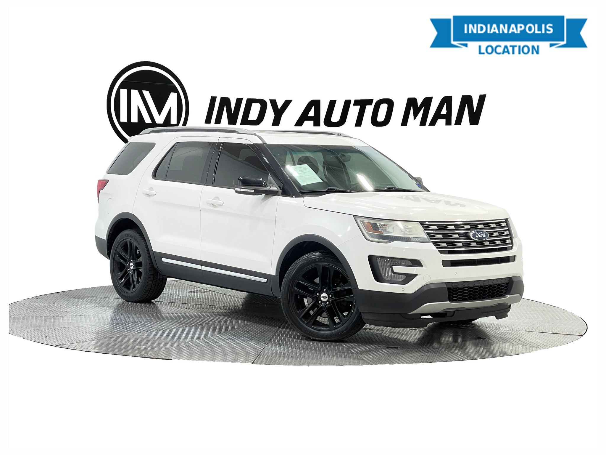 White Platinum Metallic Tri-Coat 2016 Ford Explorer XLT 4WD SUV / Crossover All-Wheel Drive 6-Speed Automatic