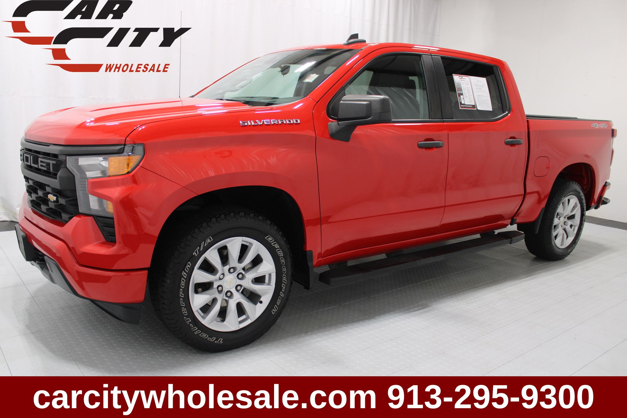 Red Hot 2022 Chevrolet Silverado 1500 Pickup Truck Four-Wheel Drive 8-Speed Automatic