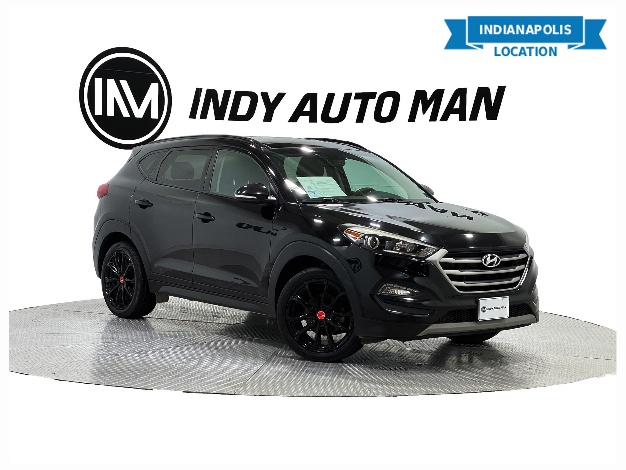 Black Noir Pearl 2017 Hyundai Tucson 1.6T Night AWD SUV / Crossover All-Wheel Drive 7-Speed Automatic