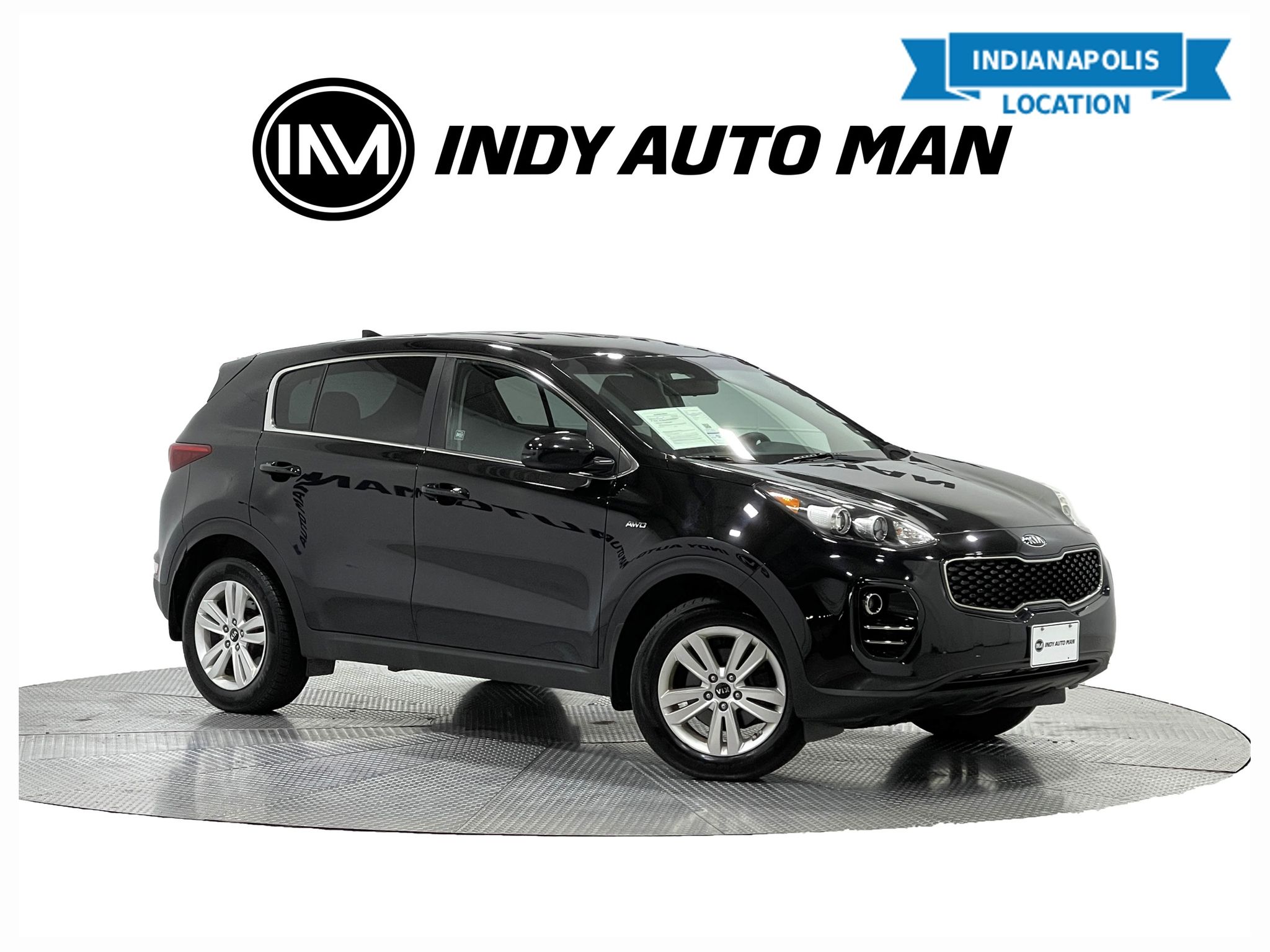Black Cherry 2018 Kia Sportage SUV / Crossover All-Wheel Drive 6-Speed Automatic Overdrive