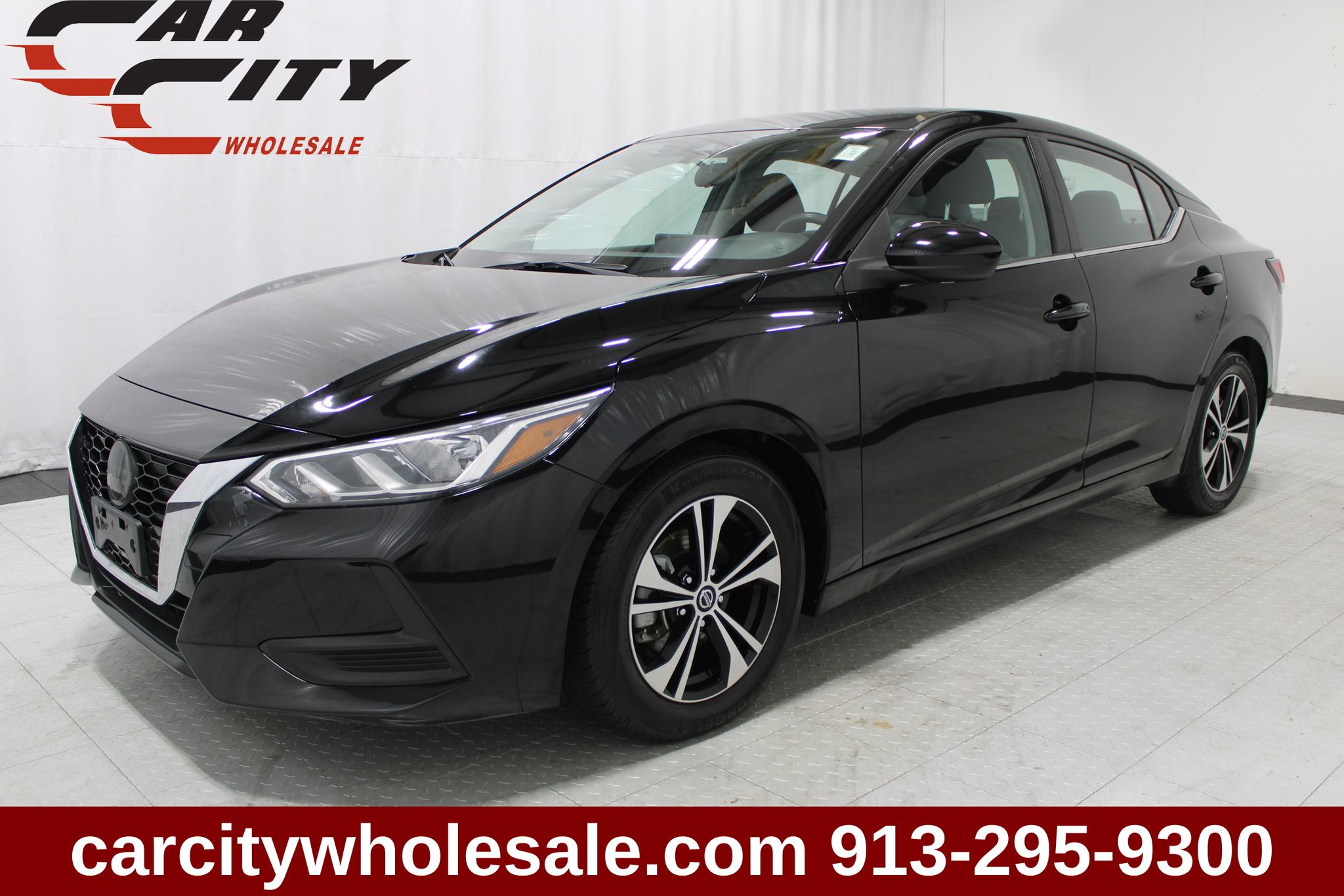 Super Black 2021 Nissan Sentra Sedan Front-Wheel Drive Continuously Variable Transmission