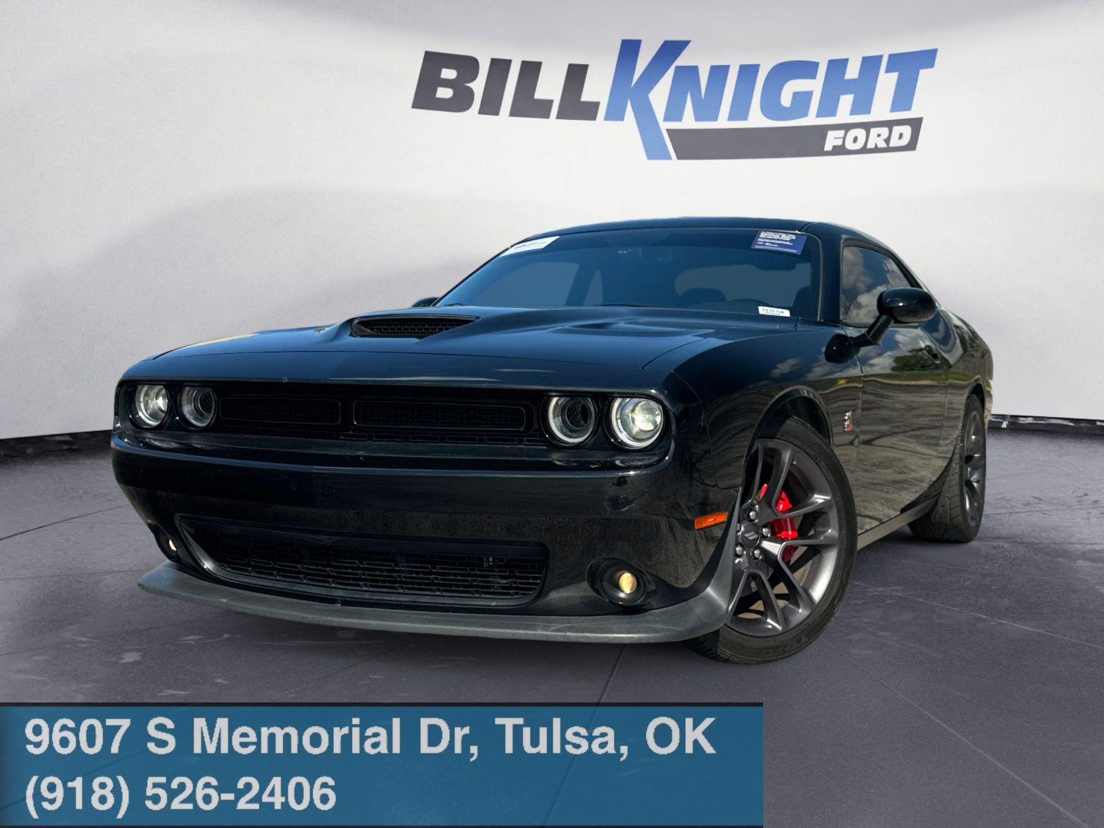 Pitch Black Clearcoat 2020 Dodge Challenger R/T Scat Pack RWD Coupe Rear-Wheel Drive 8-Speed Automatic