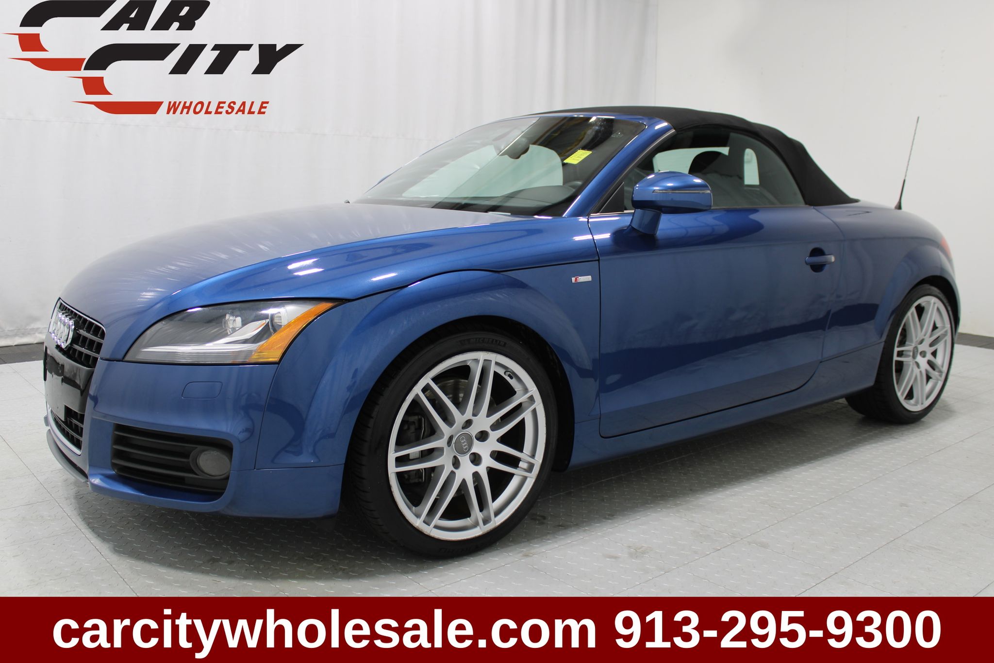 Blue 2008 Audi TT Convertible All-Wheel Drive 6-Speed Automatic
