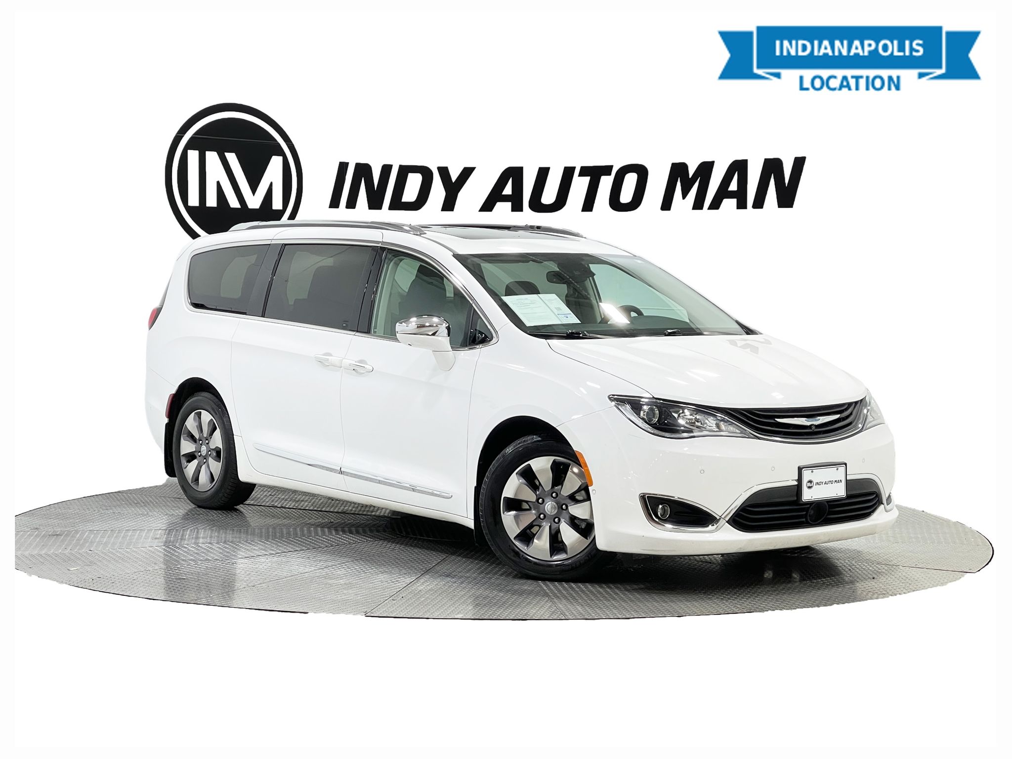 Bright White Clearcoat 2018 Chrysler Pacifica Hybrid Limited FWD Minivan Front-Wheel Drive Continuously Variable Transmission