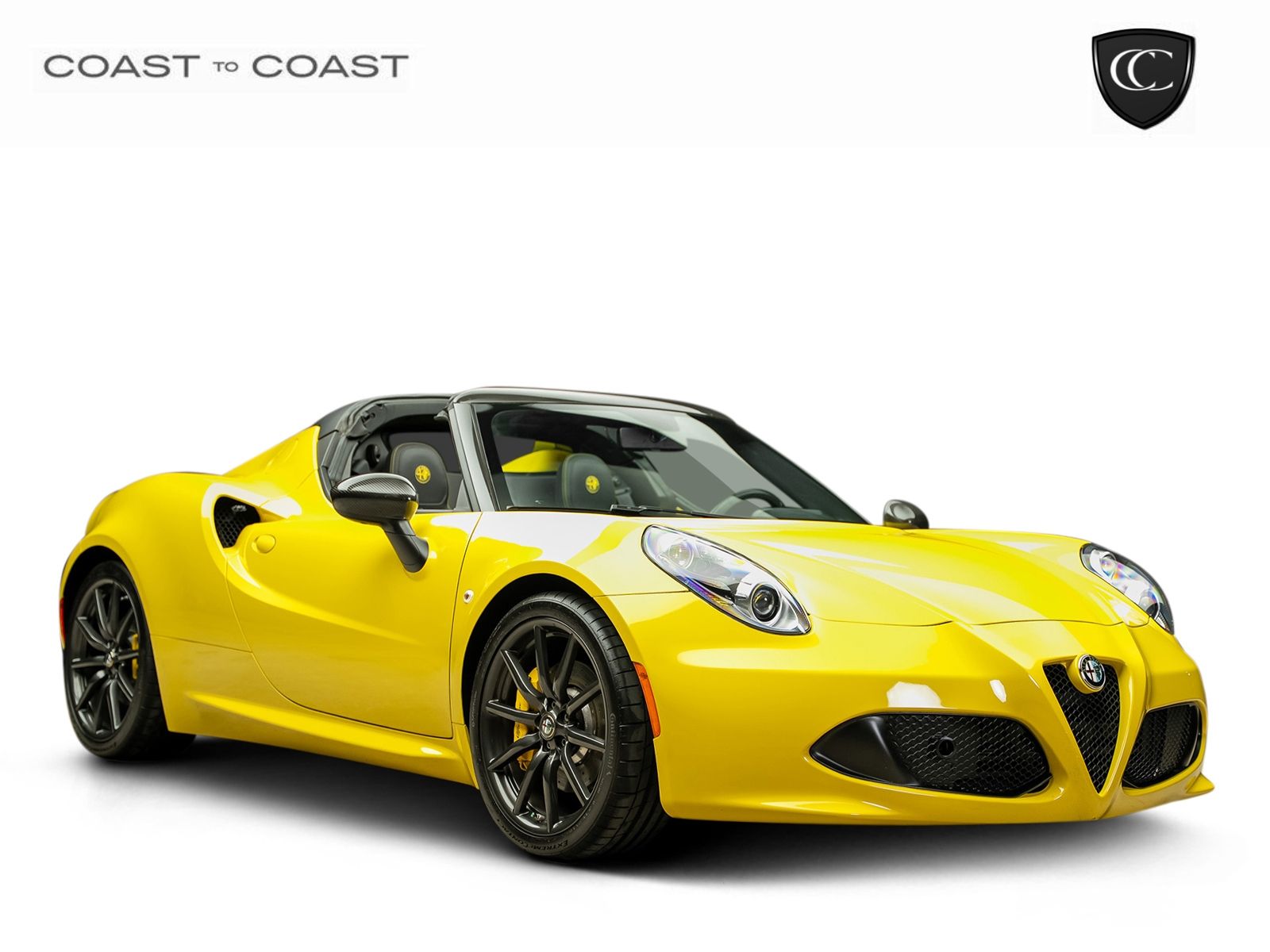 Giallo Prototipo 2016 Alfa Romeo 4C Spider RWD Convertible Rear-Wheel Drive 6-Speed Automatic