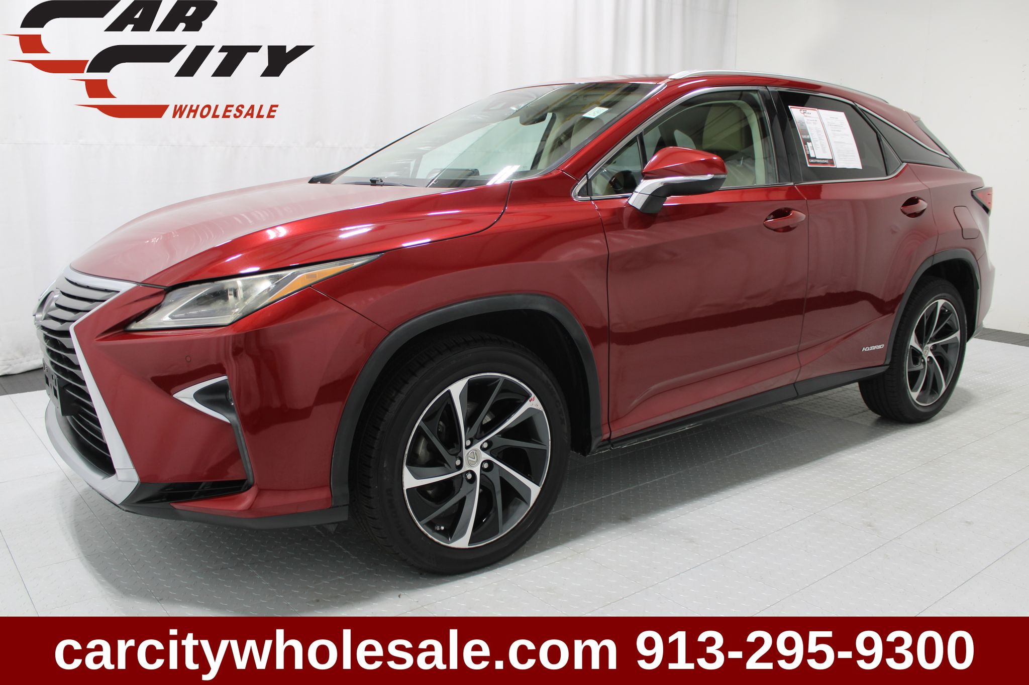 Matador Red Mica 2016 Lexus RX Hybrid SUV / Crossover All-Wheel Drive Continuously Variable Transmission