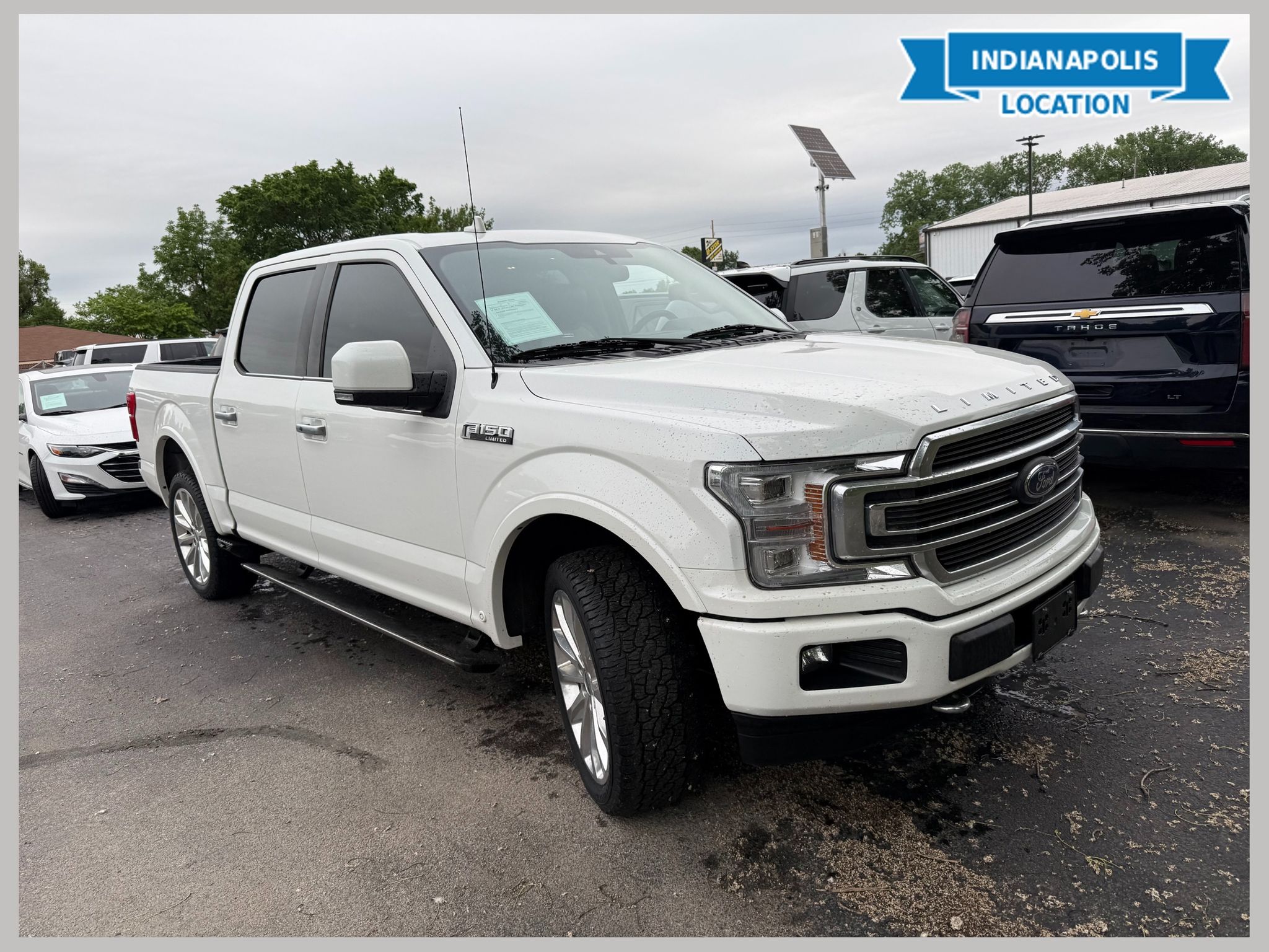 Star White Metallic Tri-Coat 2020 Ford F-150 Limited SuperCrew 4WD Pickup Truck Four-Wheel Drive Automatic