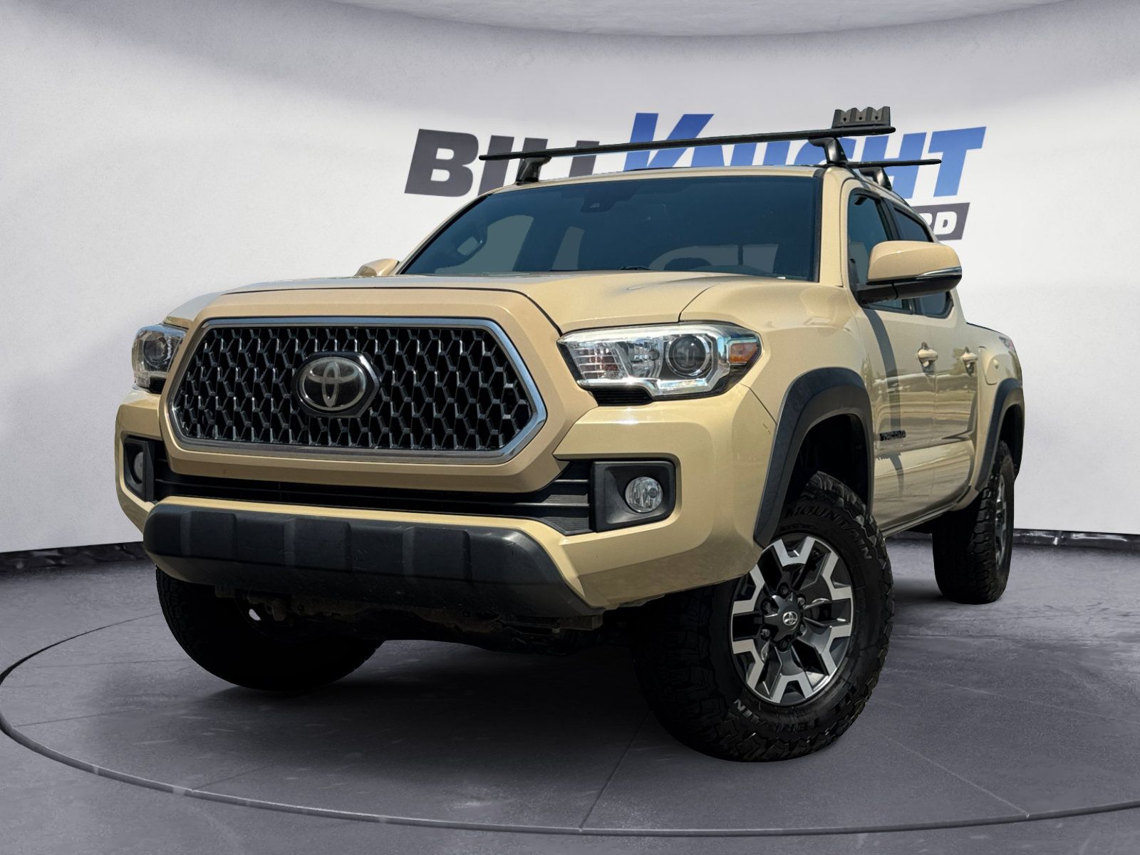 Brown (Beige) 2019 Toyota Tacoma Pickup Truck Four-Wheel Drive 6-Speed Automatic