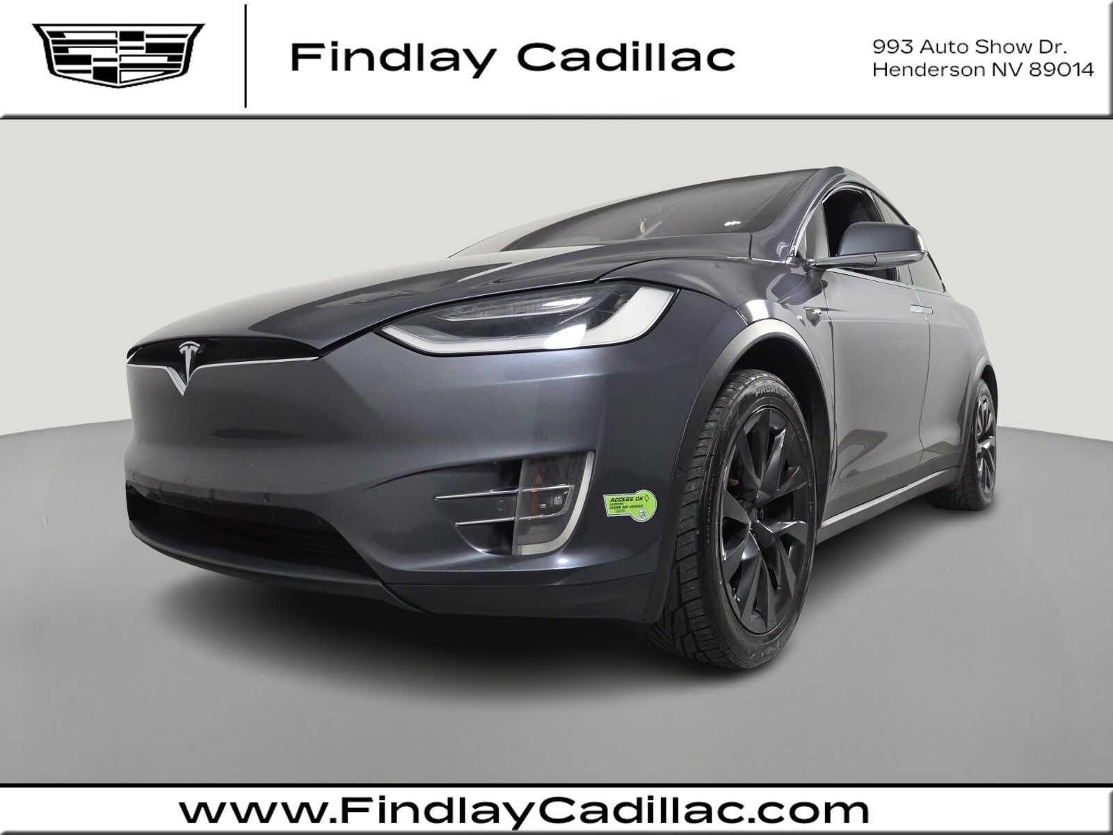 Midnight Silver Metallic 2020 Tesla Model X SUV / Crossover All-Wheel Drive 1-Speed Automatic