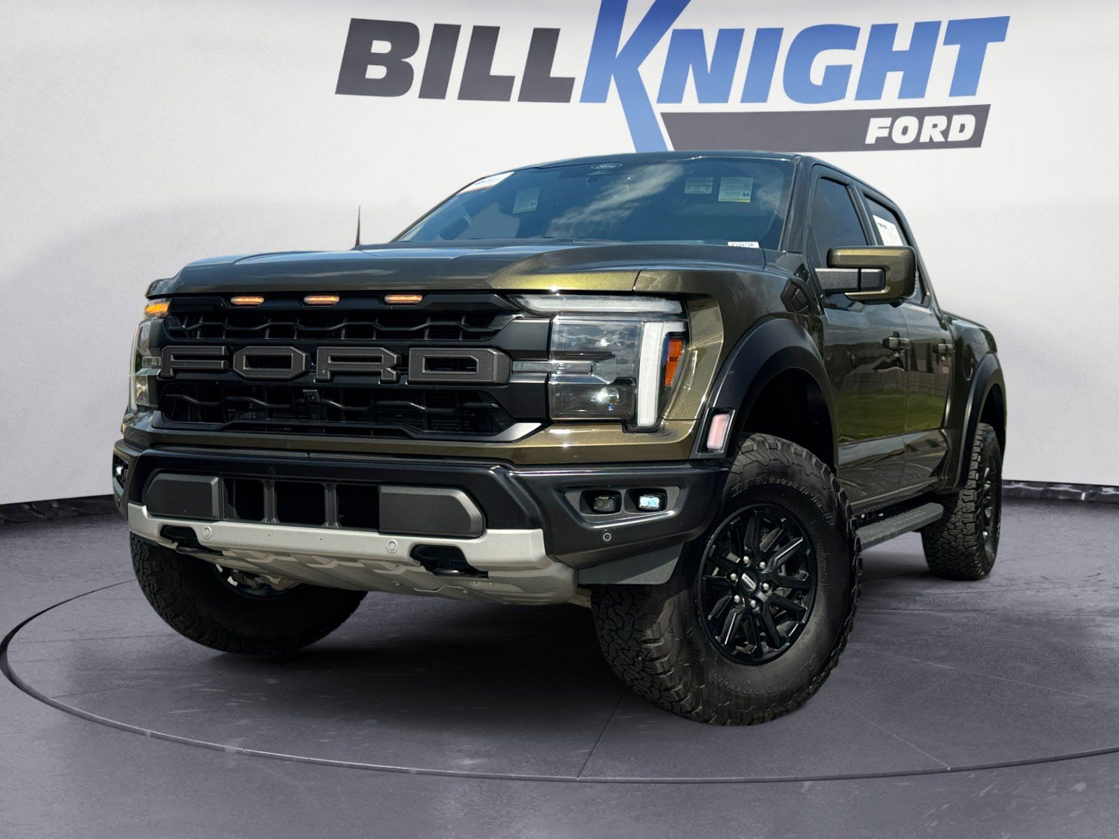 Shelter Green 2025 Ford F-150 Raptor SuperCrew 4WD Pickup Truck Four-Wheel Drive Automatic