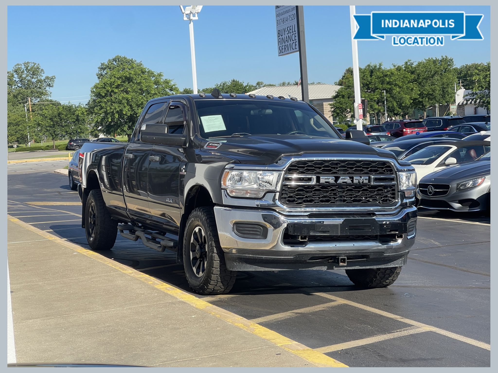 Gray (Granite Crystal Metallic Clearcoat) 2020 RAM 3500 Pickup Truck Four-Wheel Drive 6-Speed Automatic