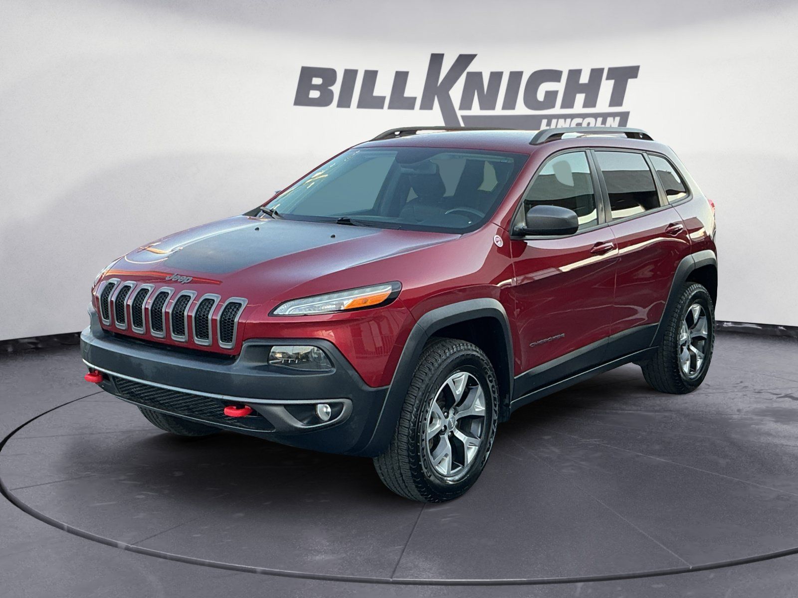Deep Cherry Red Crystal Pearlcoat 2015 Jeep Cherokee SUV / Crossover Four-Wheel Drive 9-Speed Automatic