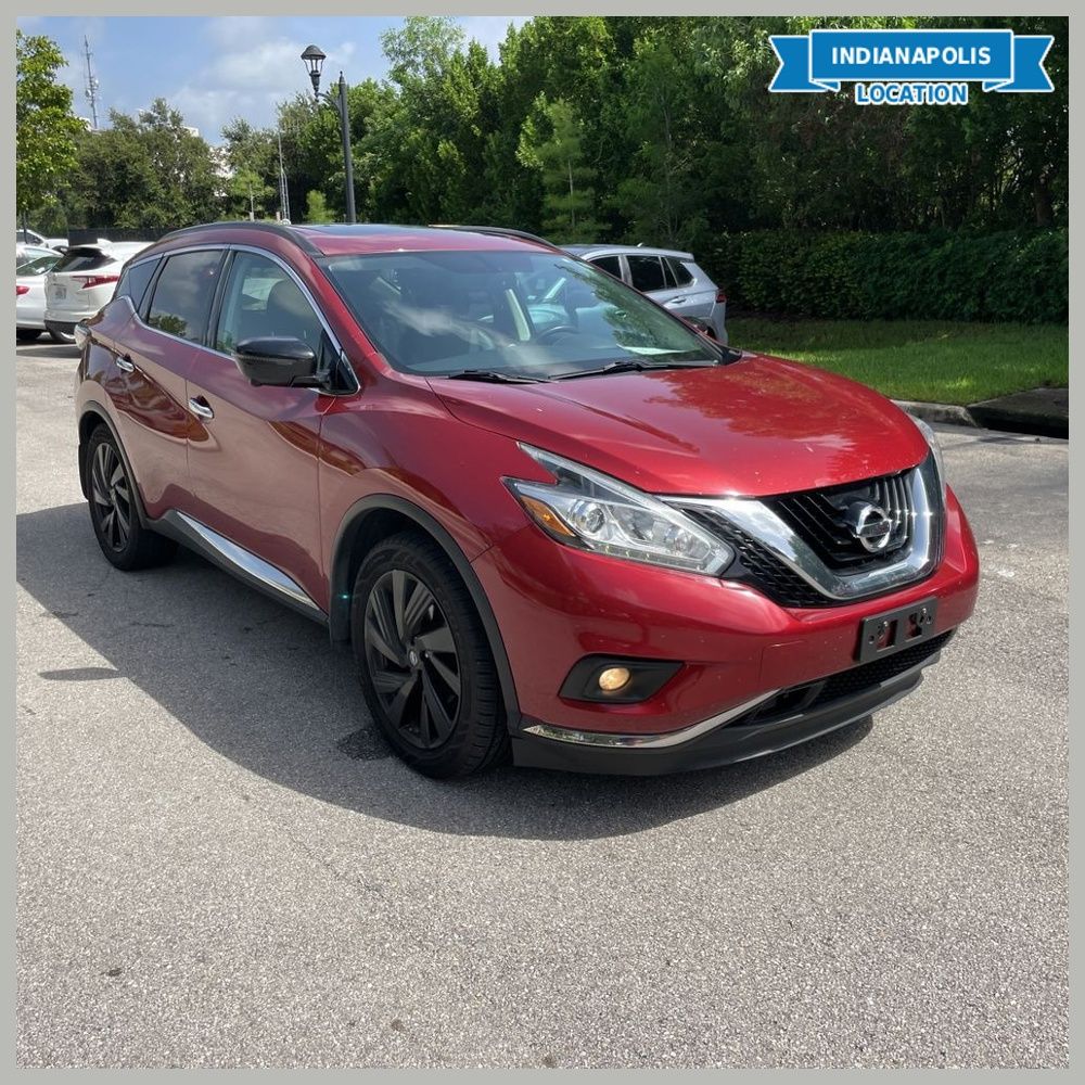 Cayenne Red Metallic 2017 Nissan Murano SUV / Crossover All-Wheel Drive Continuously Variable Transmission
