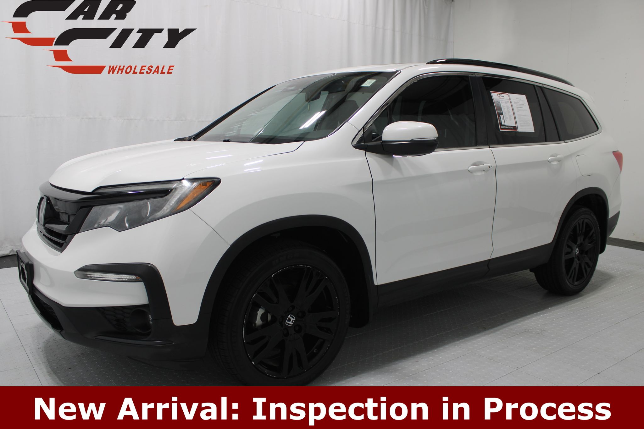 White 2021 Honda Pilot SE AWD SUV / Crossover All-Wheel Drive 9-Speed Automatic