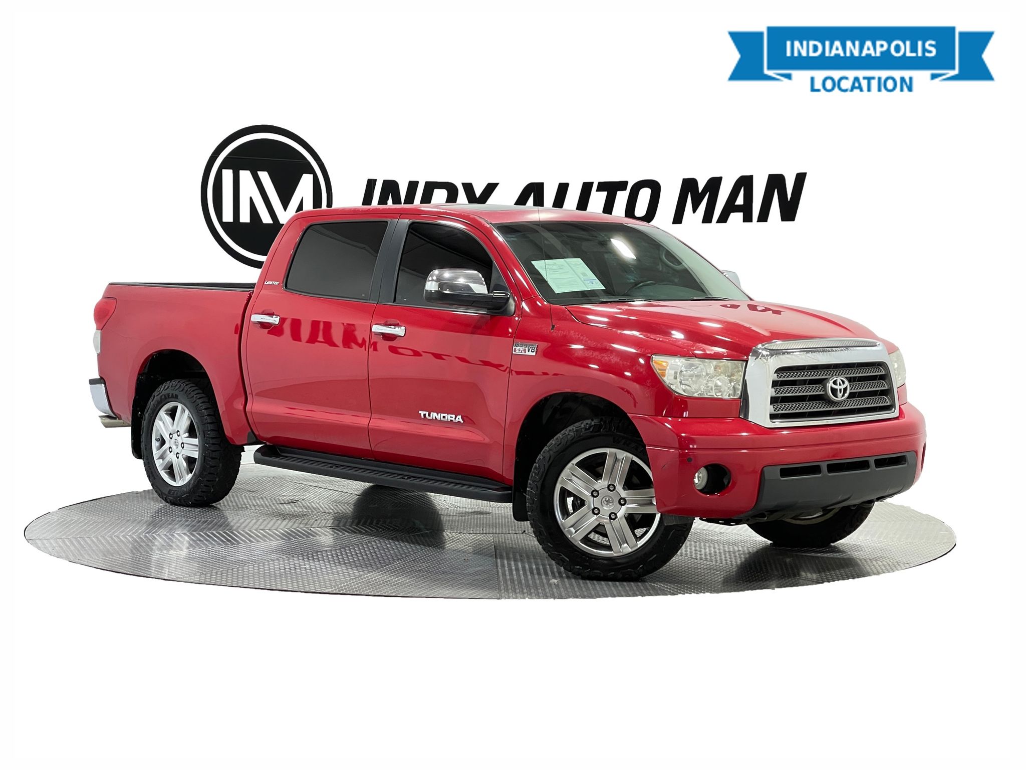 Radiant Red 2008 Toyota Tundra Pickup Truck Four-Wheel Drive 6-Speed Automatic