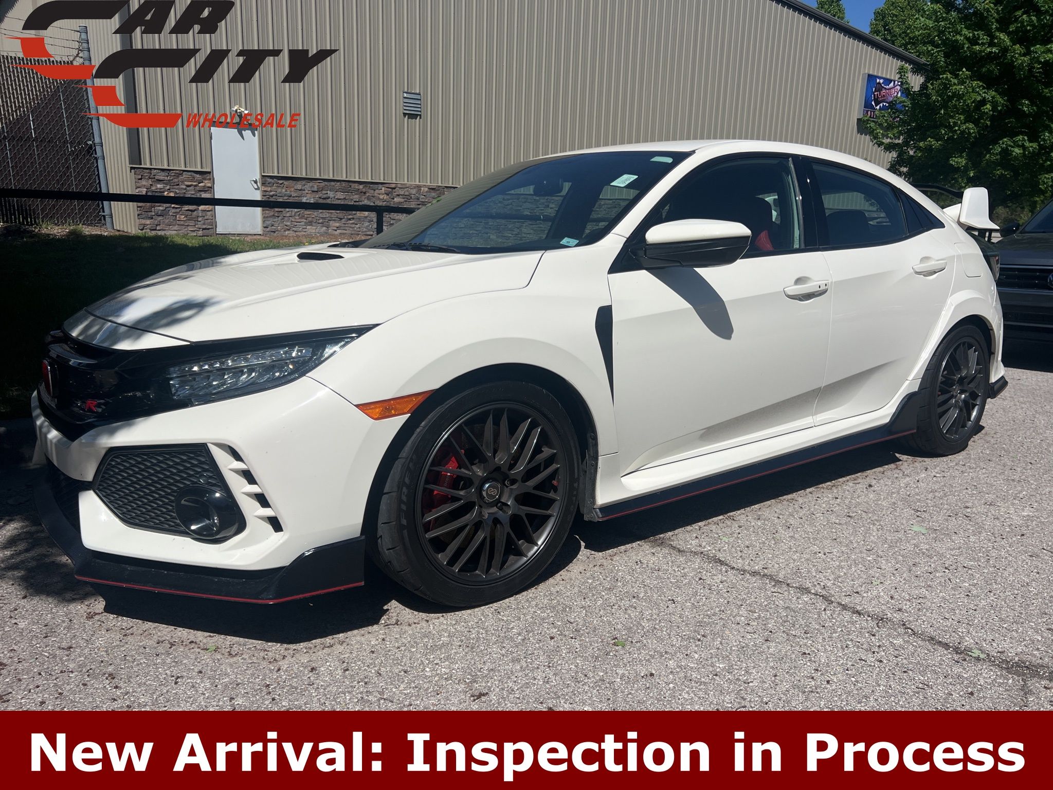White 2018 Honda Civic Type R Touring FWD Hatchback Front-Wheel Drive 6-Speed Manual