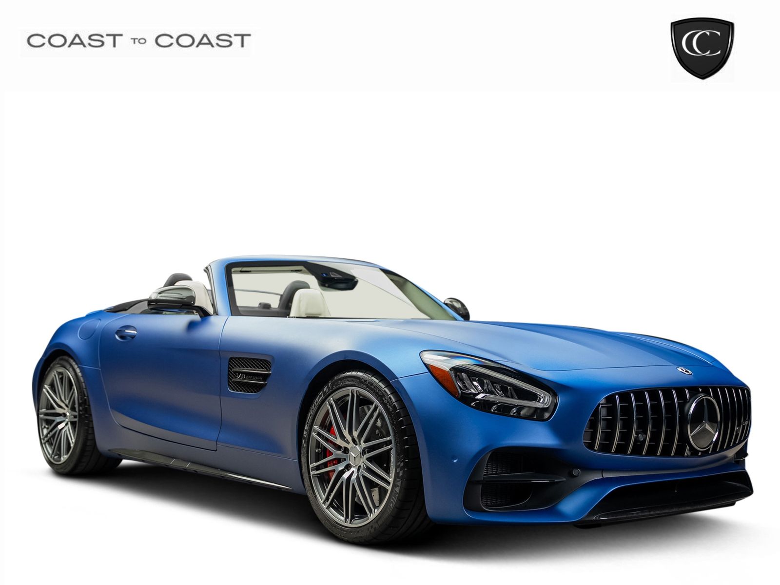 designo Brilliant Blue Magno 2020 Mercedes-Benz AMG GT C Roadster RWD Convertible Rear-Wheel Drive 7-Speed Automatic