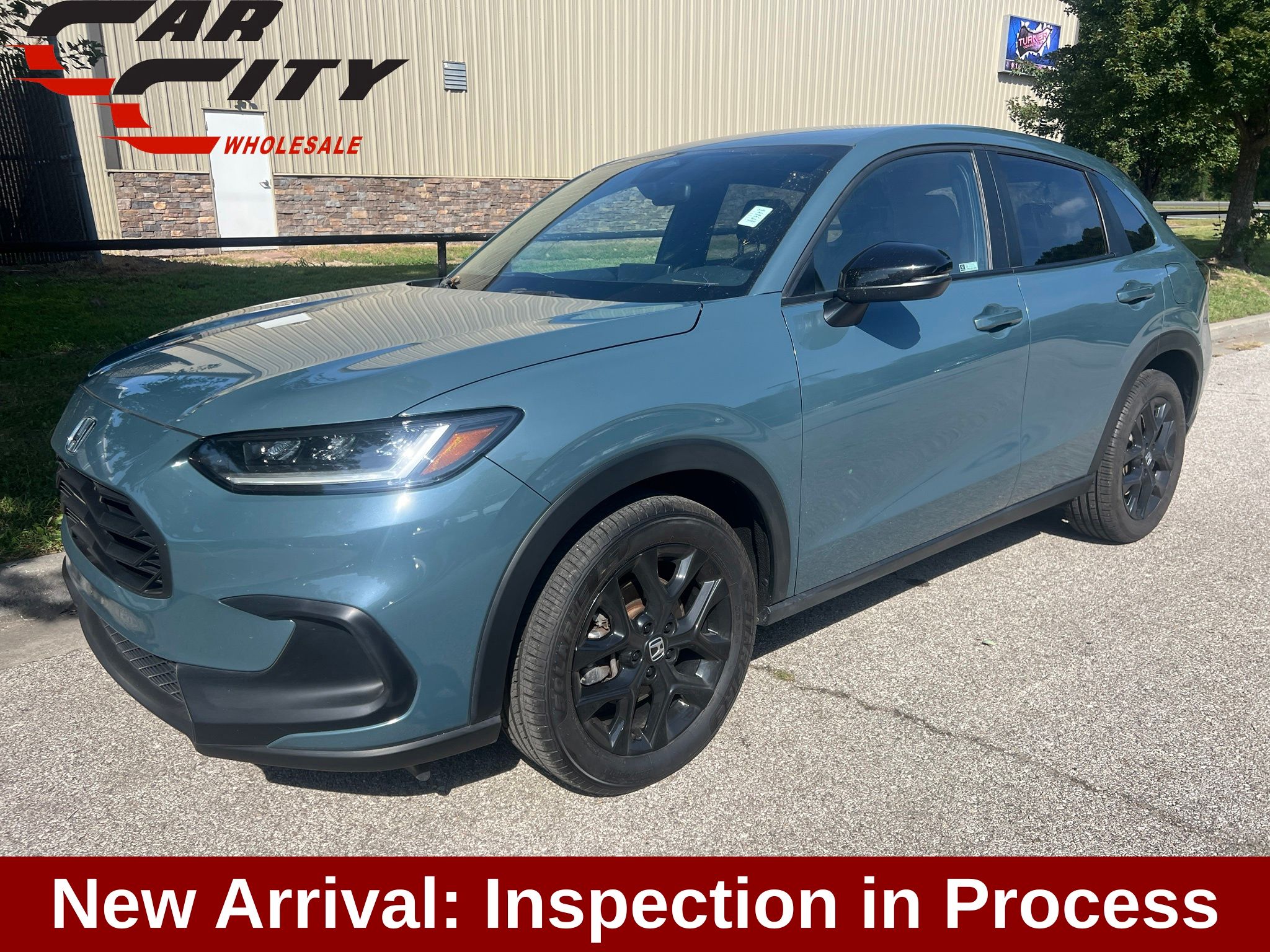 Gray (Modern Steel Metallic) 2024 Honda HR-V SUV / Crossover All-Wheel Drive Continuously Variable Transmission