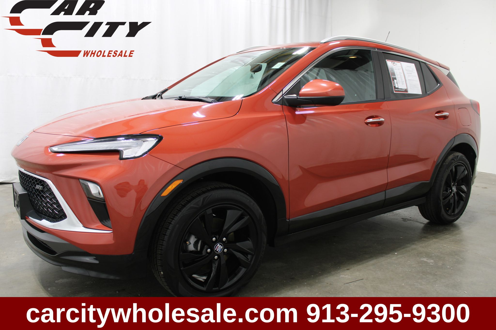 Sunrise Red Metallic 2024 Buick Encore GX SUV / Crossover All-Wheel Drive 9-Speed Automatic