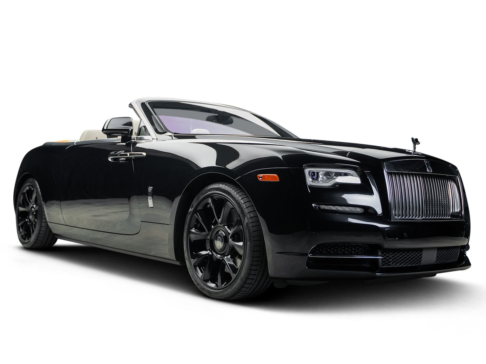 Black 2016 Rolls-Royce Dawn Convertible Rear-Wheel Drive 8-Speed Automatic