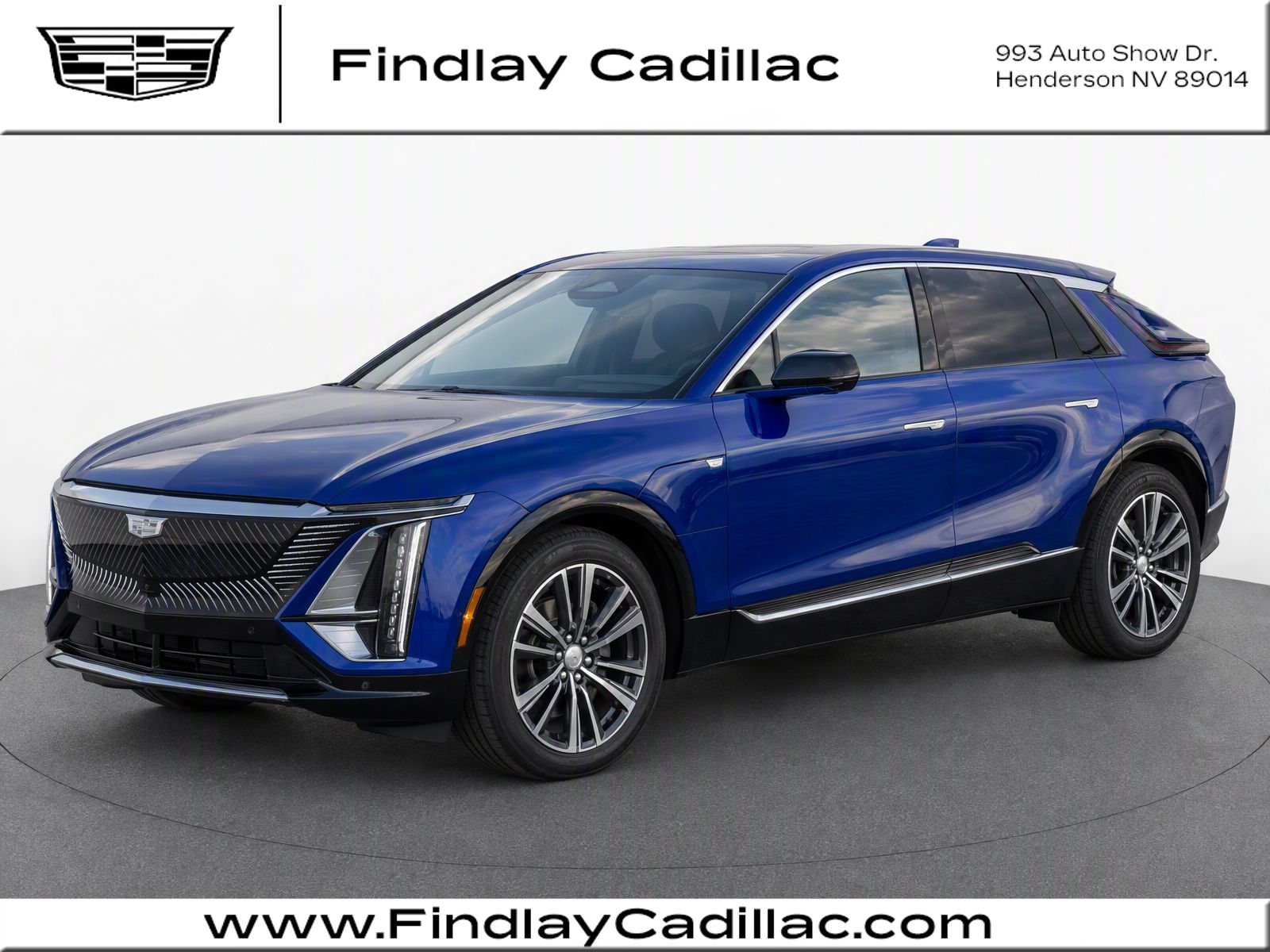 Opulent Blue Metallic 2024 Cadillac LYRIQ SUV / Crossover All-Wheel Drive 1-Speed Automatic