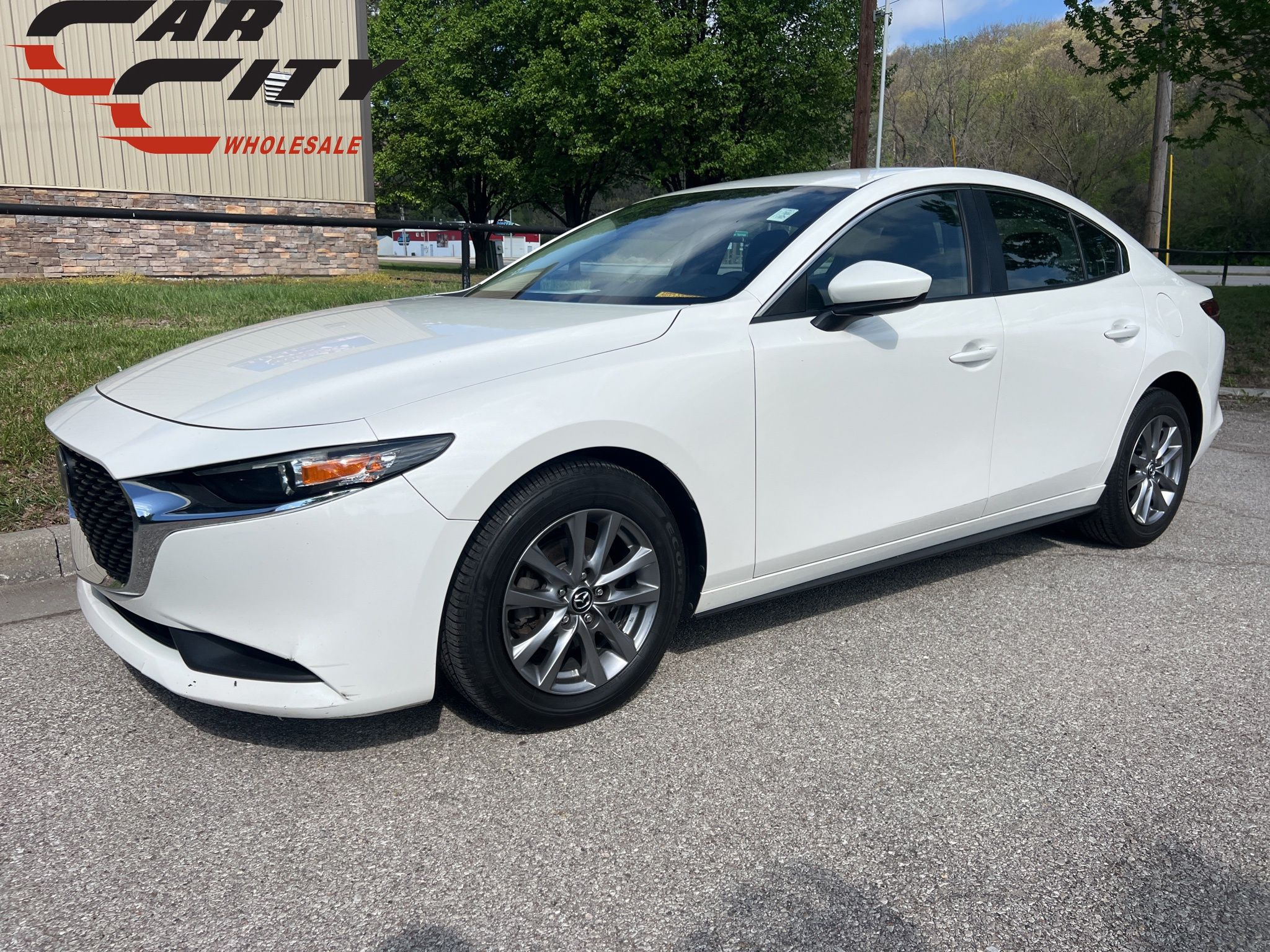 Snowflake White Pearl Mica 2021 Mazda MAZDA3 2.5 S Sedan FWD Sedan Front-Wheel Drive 6-Speed Automatic