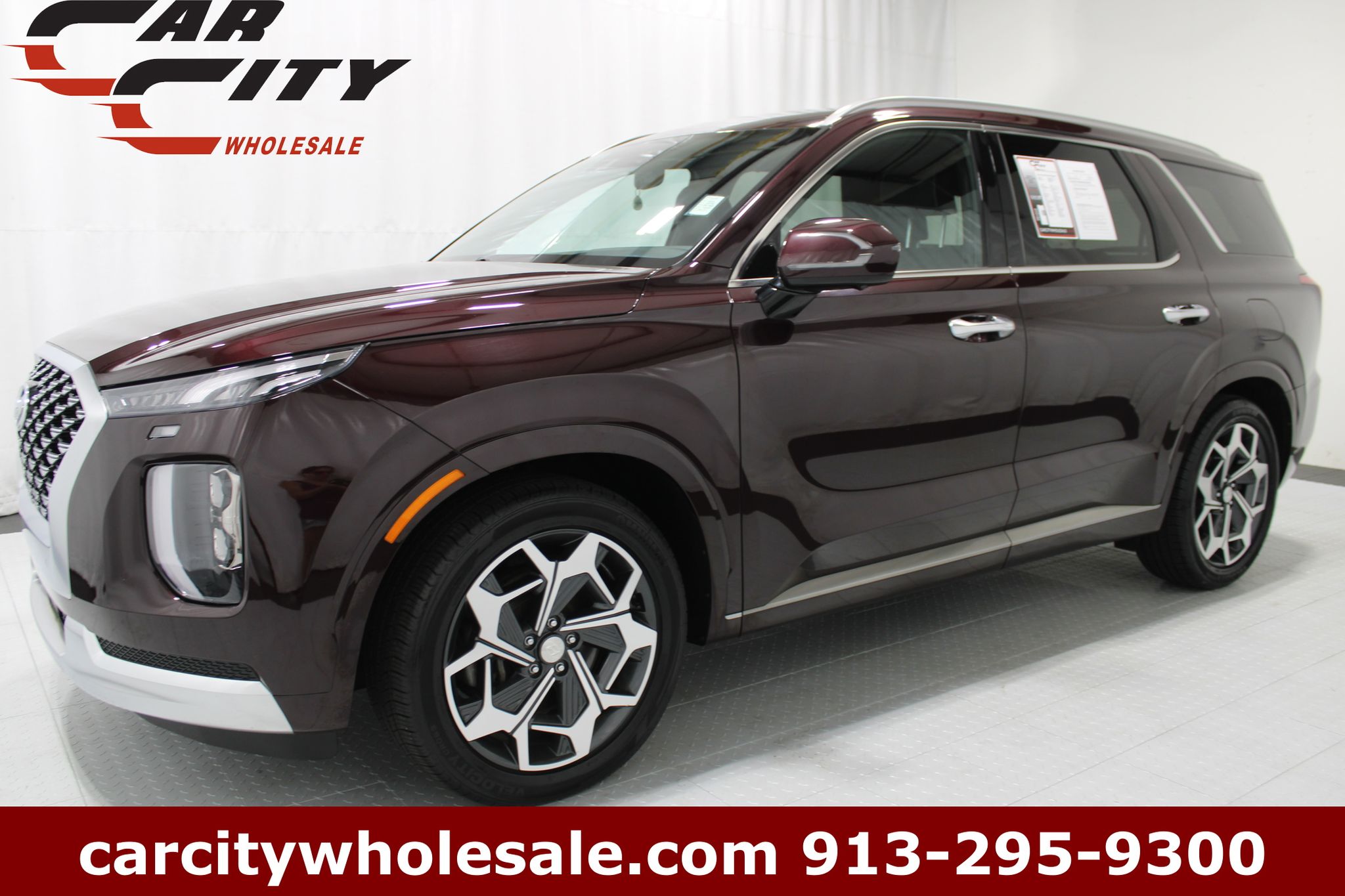Red (Sierra Burgundy) 2022 Hyundai Palisade Calligraphy AWD SUV / Crossover All-Wheel Drive 8-Speed Automatic