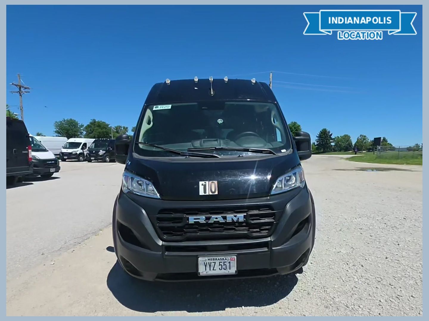 Black Clearcoat 2023 RAM ProMaster Van Front-Wheel Drive 9-Speed Automatic