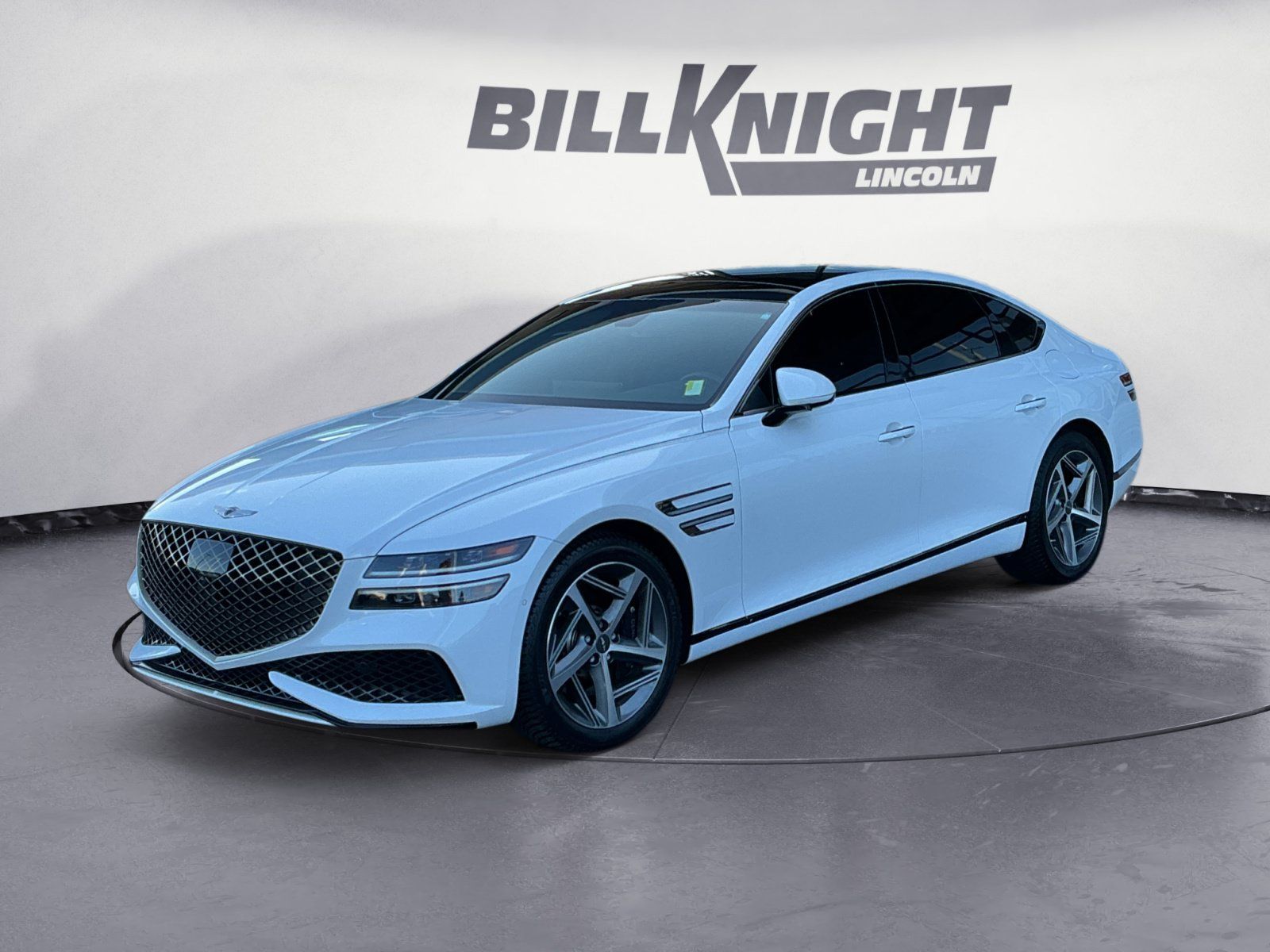 Uyuni White 2024 Genesis G80 2.5T AWD Sedan All-Wheel Drive 8-Speed Automatic