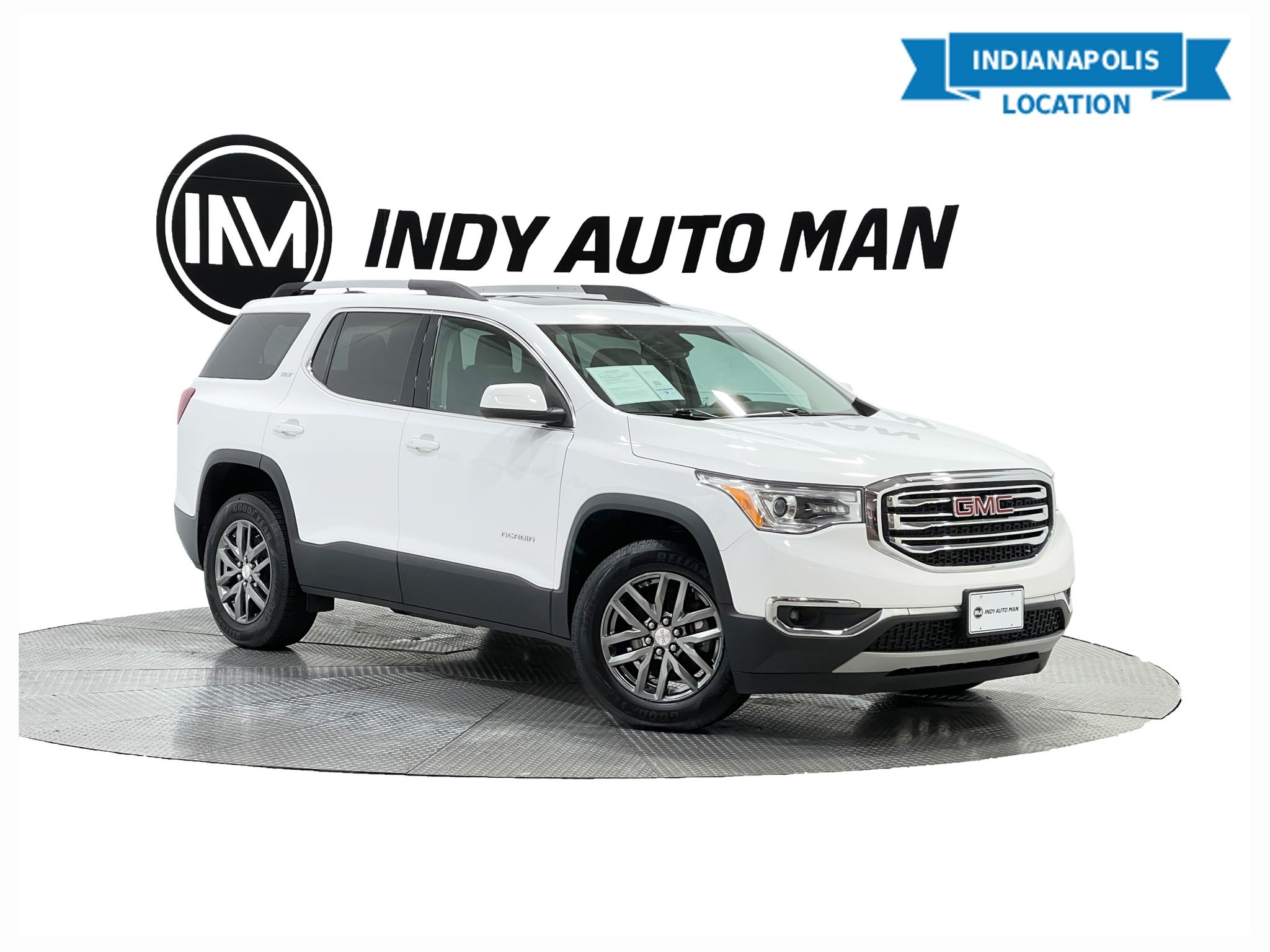Summit White 2017 GMC Acadia SLT-1 FWD SUV / Crossover Front-Wheel Drive 6-Speed Automatic