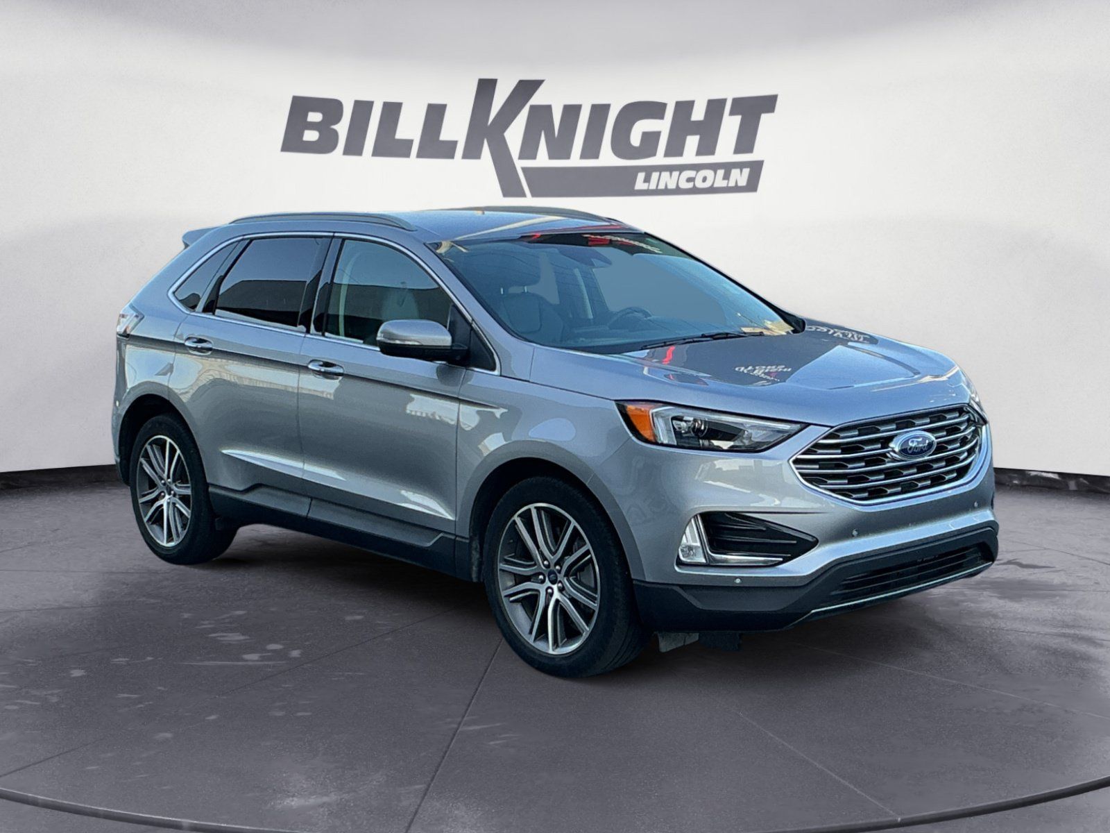 Iconic Silver Metallic 2022 Ford Edge SUV / Crossover All-Wheel Drive 8-Speed Automatic