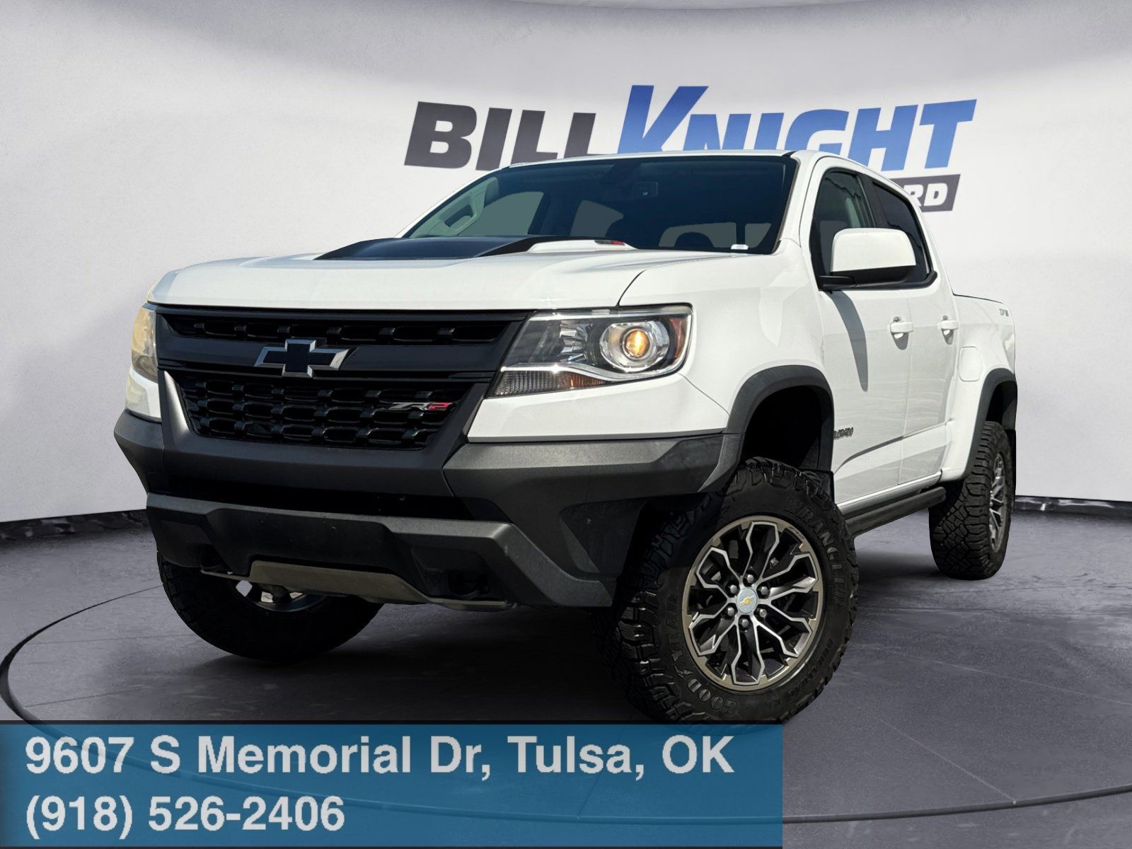 Summit White 2020 Chevrolet Colorado ZR2 Crew Cab 4WD Pickup Truck Four-Wheel Drive 6-Speed Automatic