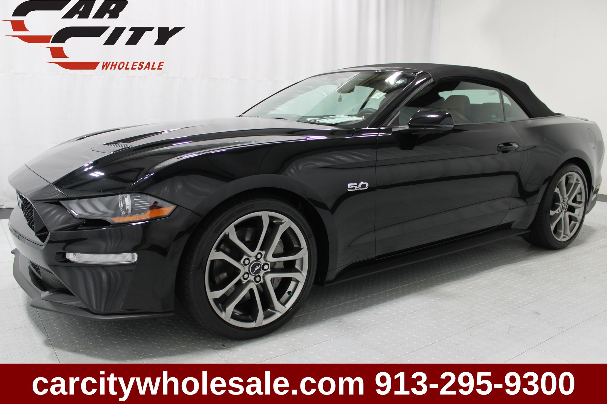 Shadow Black 2018 Ford Mustang Convertible Rear-Wheel Drive Automatic