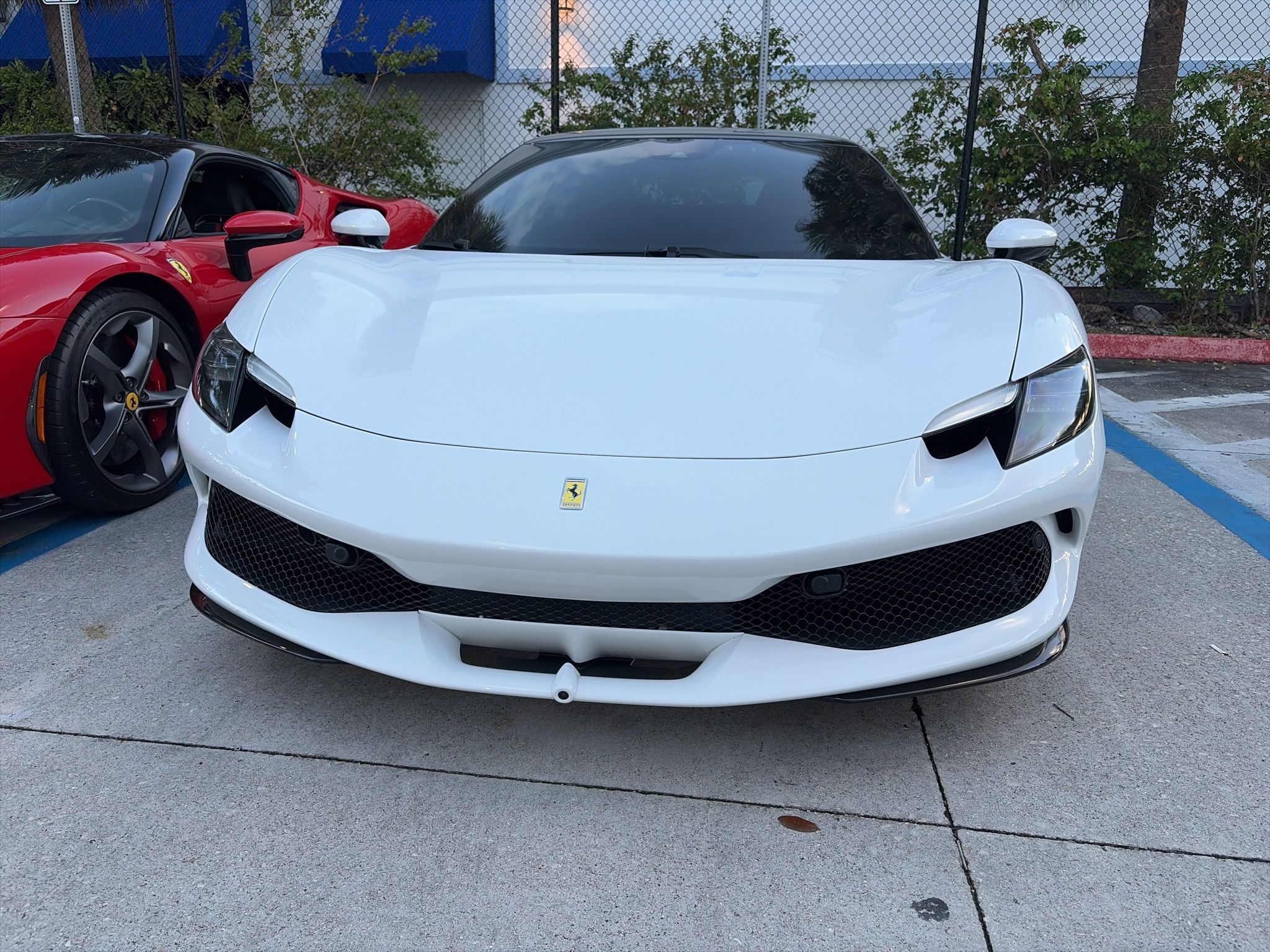 White 2024 Ferrari 296 GTB RWD Coupe Rear-Wheel Drive 8-Speed Dual Clutch