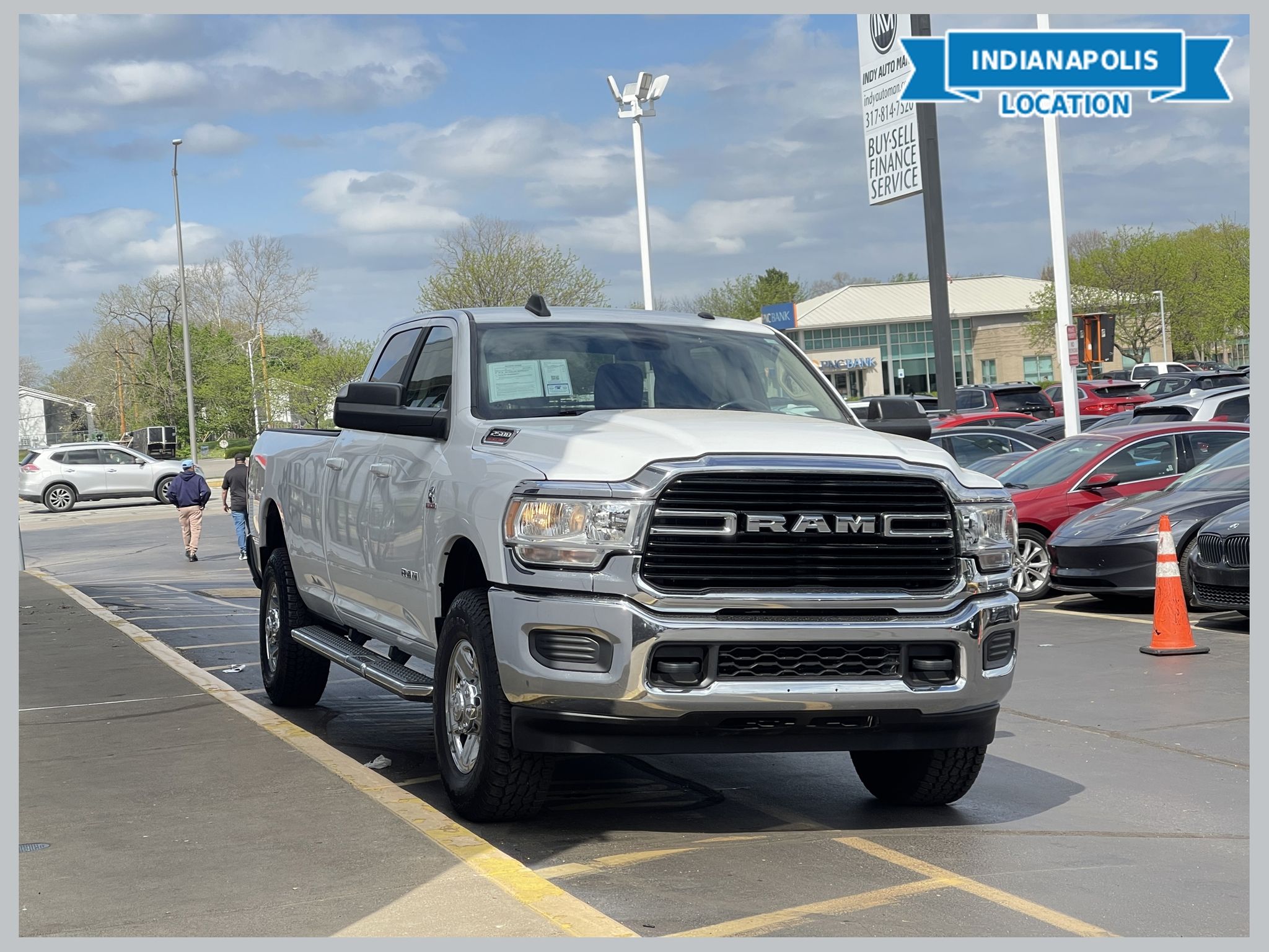 Bright White Clearcoat 2020 RAM 2500 Pickup Truck Four-Wheel Drive 6-Speed Automatic